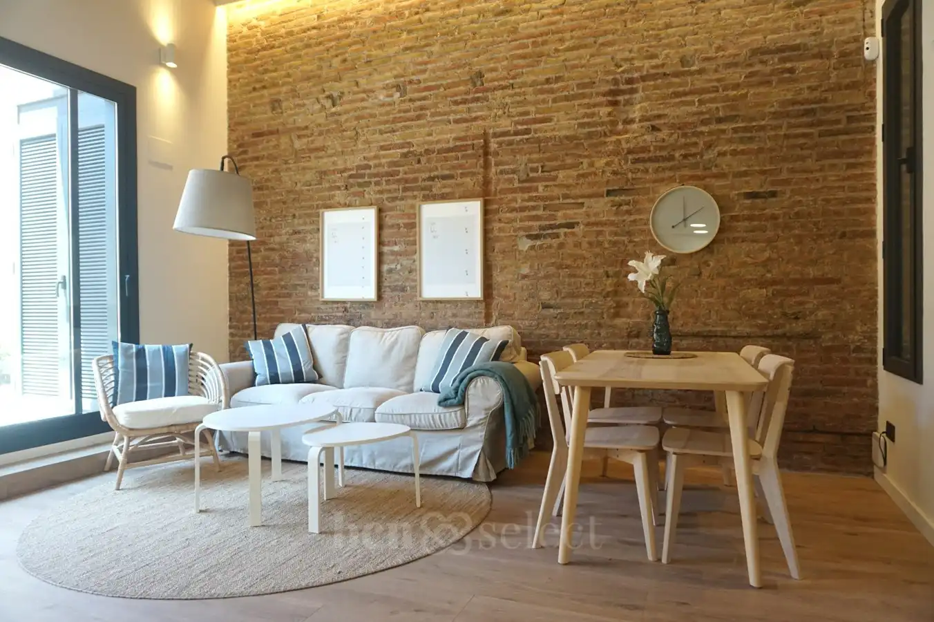 Living room of Duplexes for sale in Barcelona  with Air Conditioner, Heating and Private garden