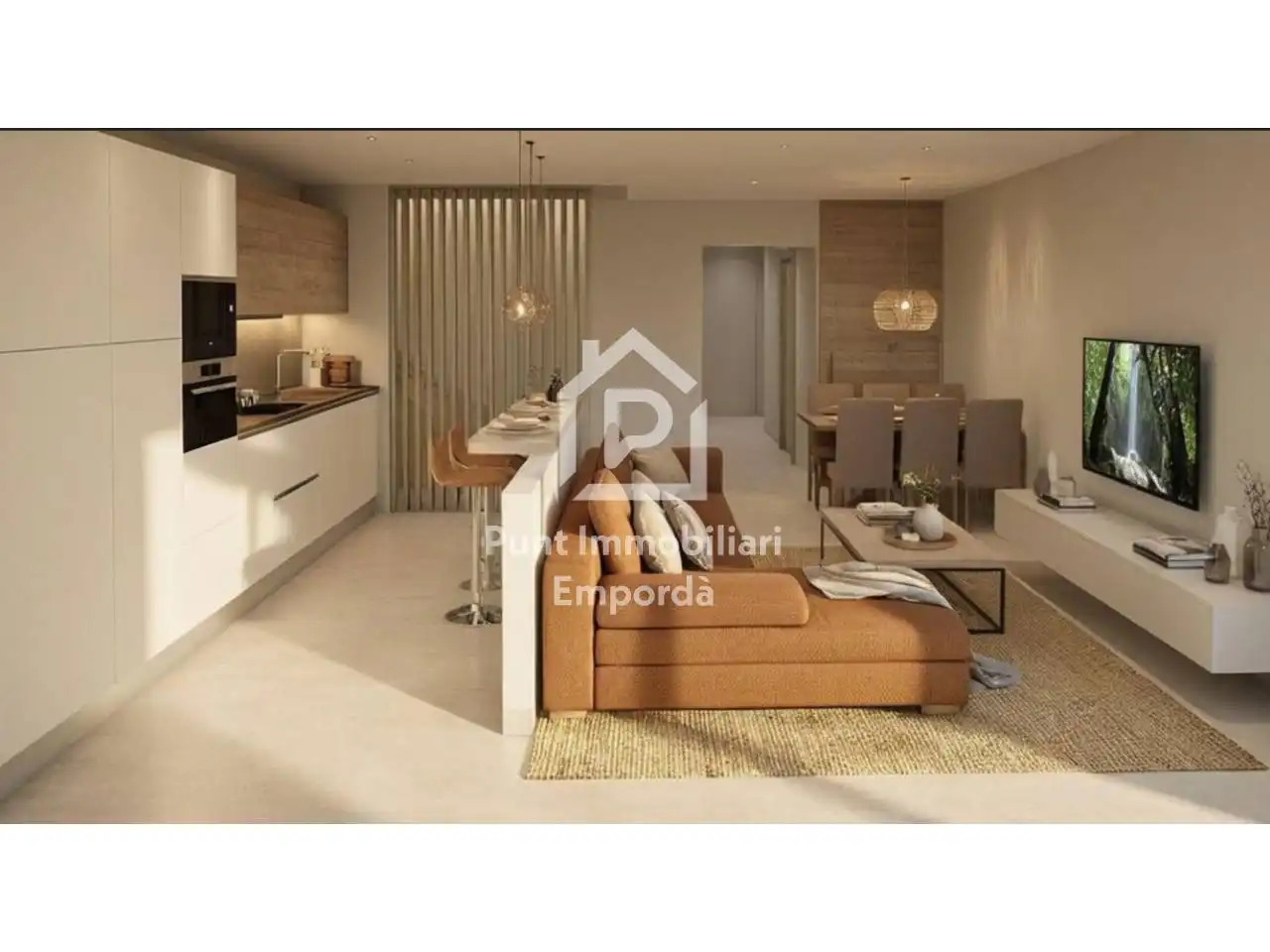 Sala de estar de Casa o chalet en venta en Cantallops con Aire acondicionado, Calefacción y Jardín privado