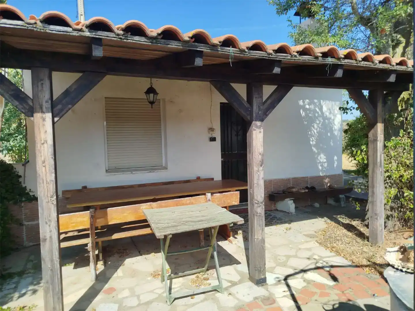 Terrassa de Finca rústica en venda en Garrafe de Torío amb Jardí privat, Parquet i Moblat