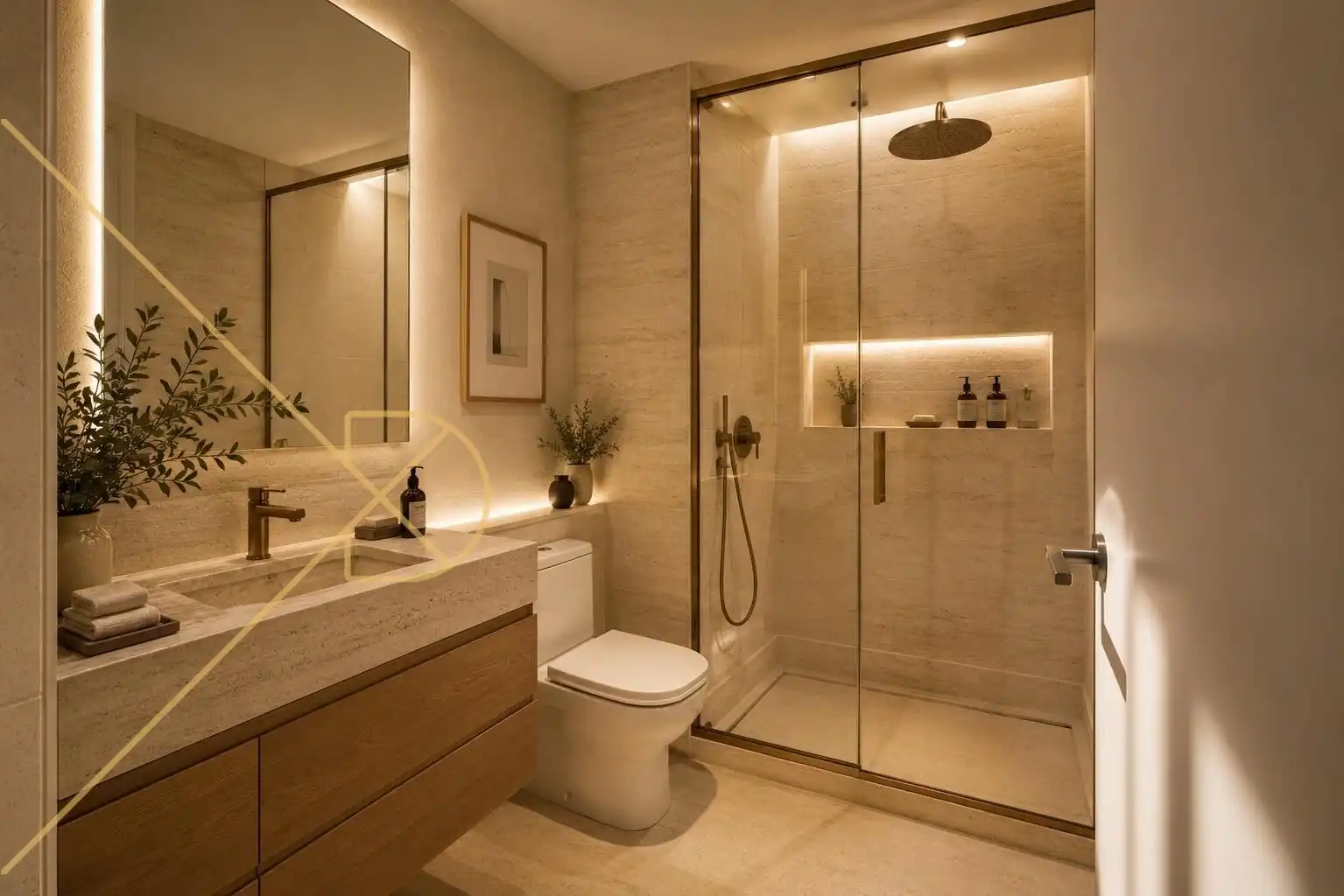 Bathroom of Houses for sale in Sant Just Desvern  with Air Conditioner, Heating and Private garden