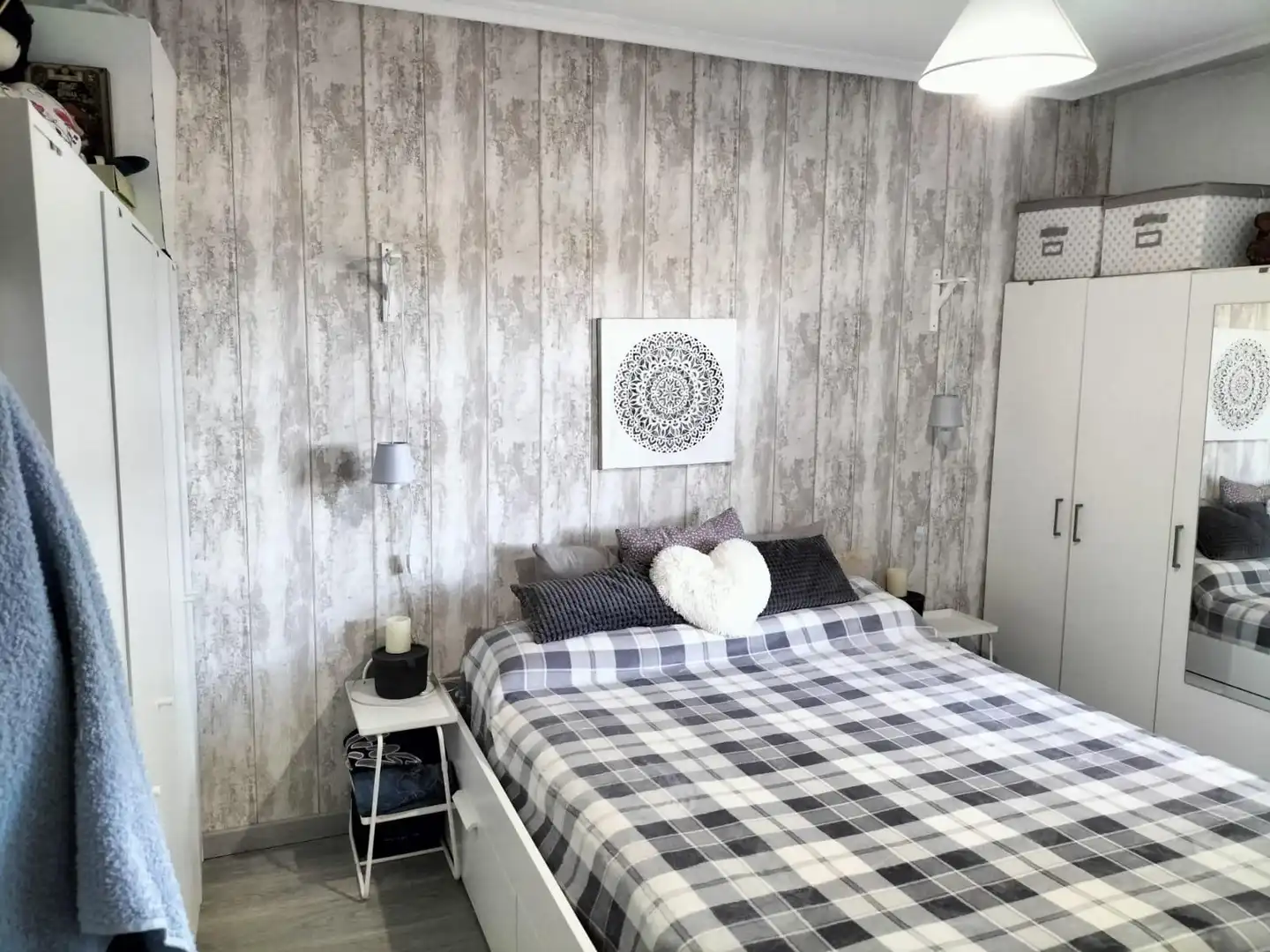 Schlafzimmer von Wohnung zum Verkauf in Villamuriel de Cerrato mit Heizung und Abstellraum