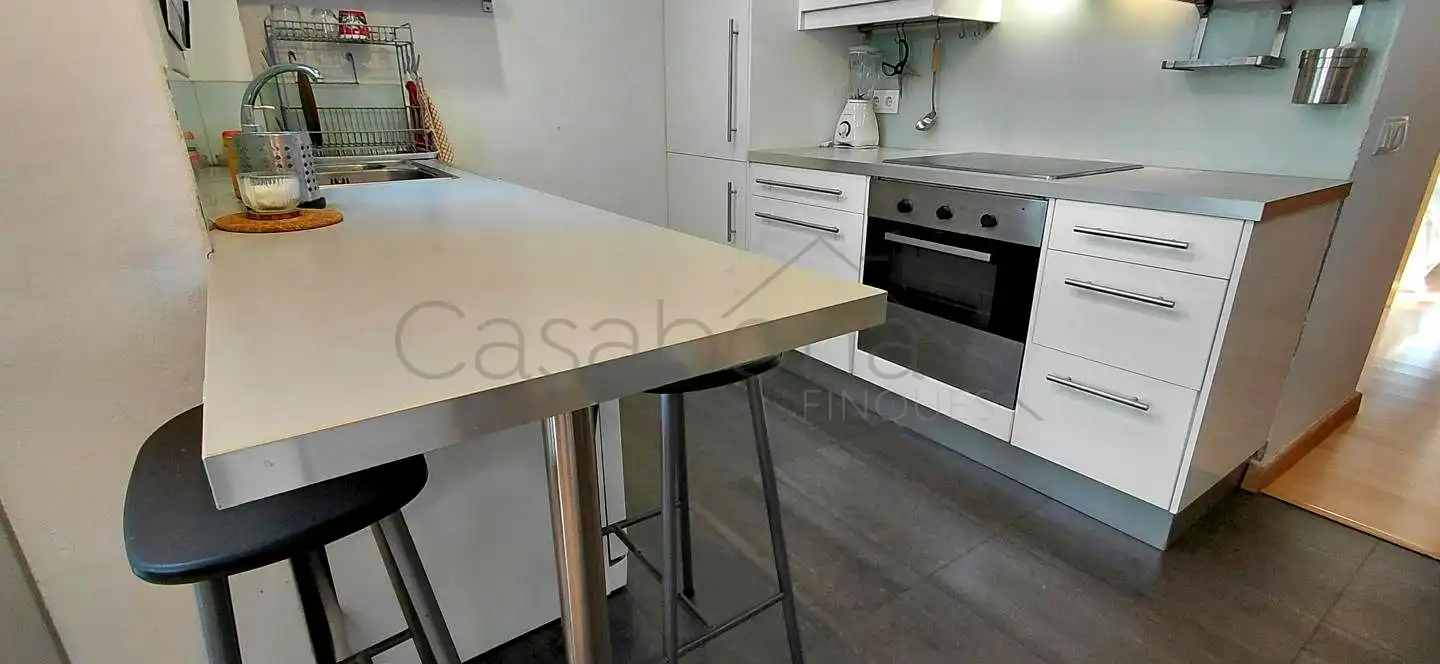 Cuina de Dúplex en venda en La Garriga amb Calefacció, Parquet i Terrassa