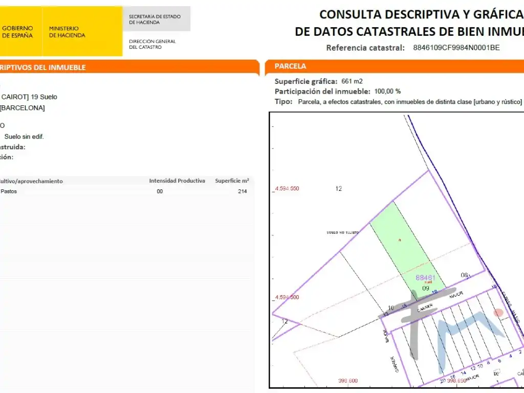 Wohnbaugrundstück zum Verkauf in Barrio Can Cairot, imagen 10