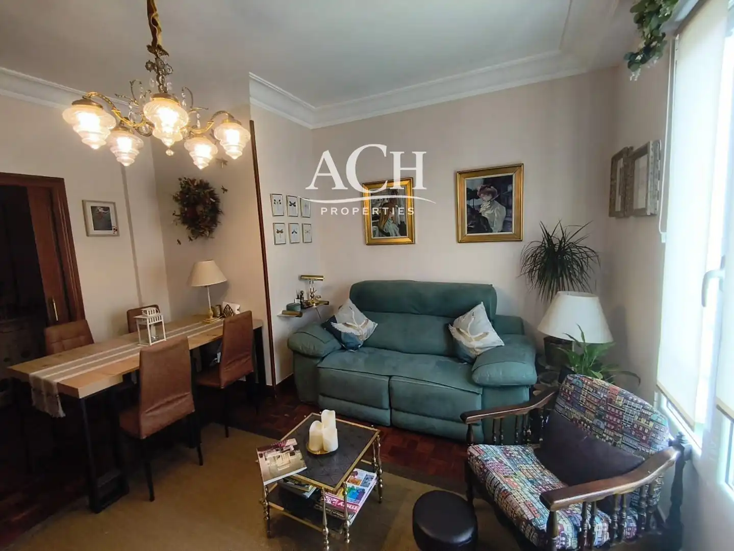 Sala de estar de Piso de alquiler en Bilbao  con Amueblado, Lavadora y TV