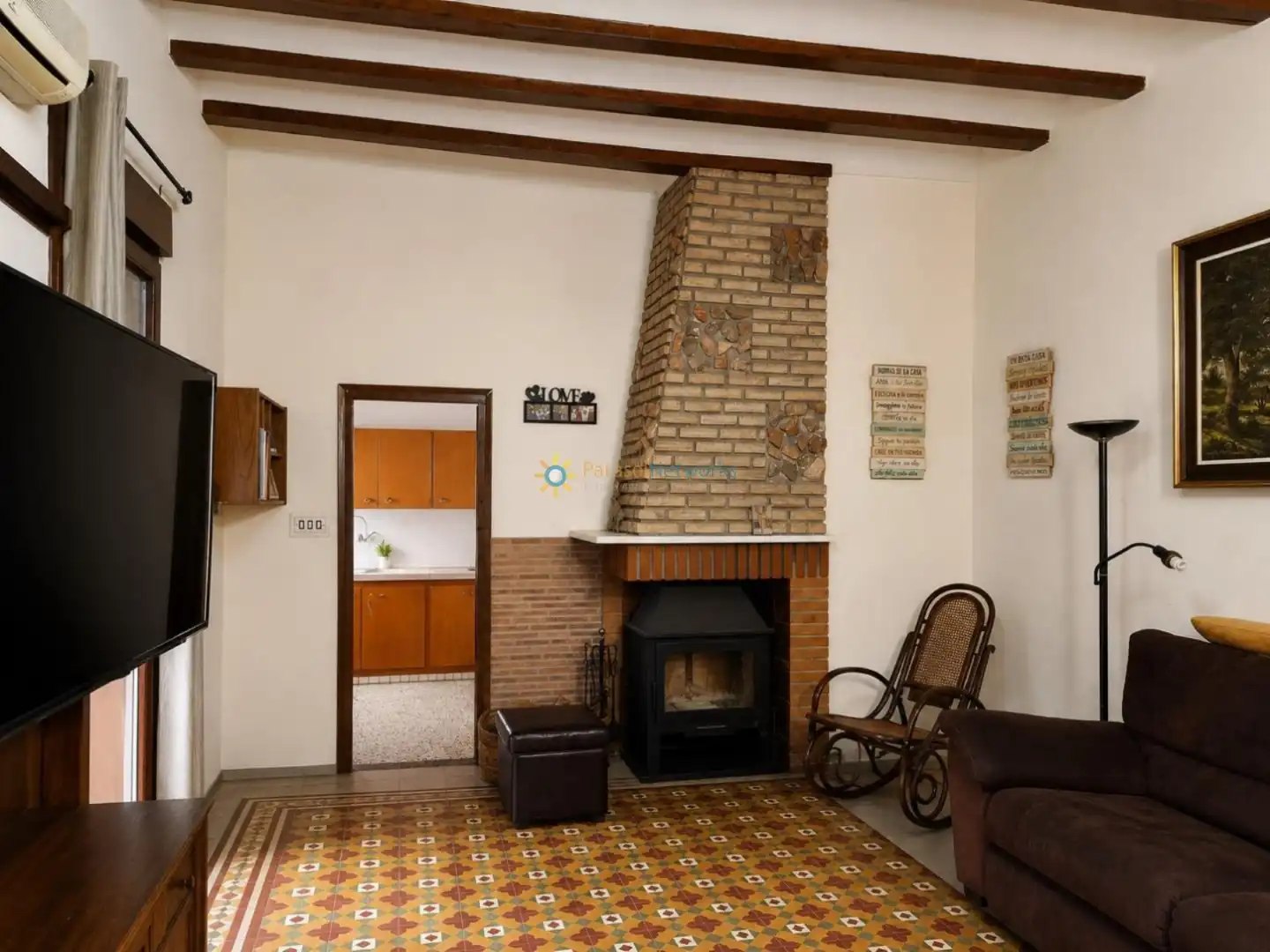 Sala de estar de Casa adosada en venta en Alcàntera de Xúquer con Jardín privado, Terraza y Trastero