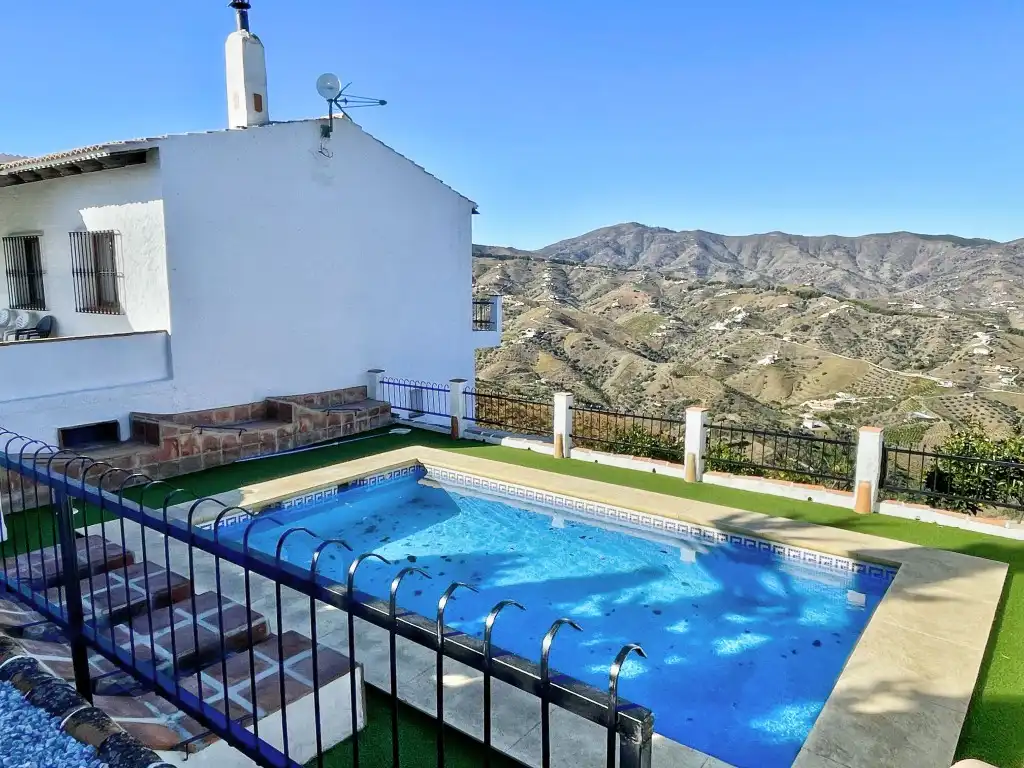 Swimming pool of Country homes for sale in Almáchar  with Private garden, Swimming Pool and Furnished