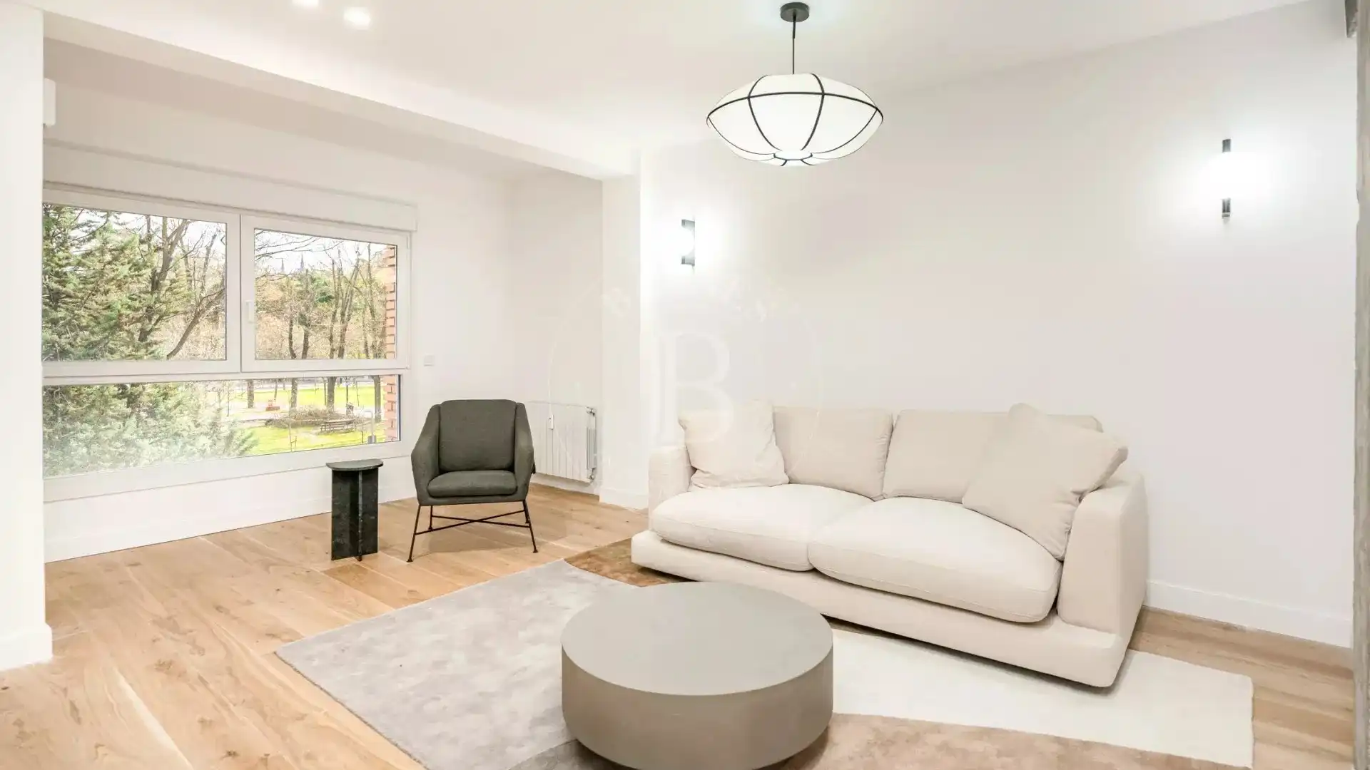 Living room of Flat for sale in  Madrid Capital  with Air Conditioner, Heating and Terrace