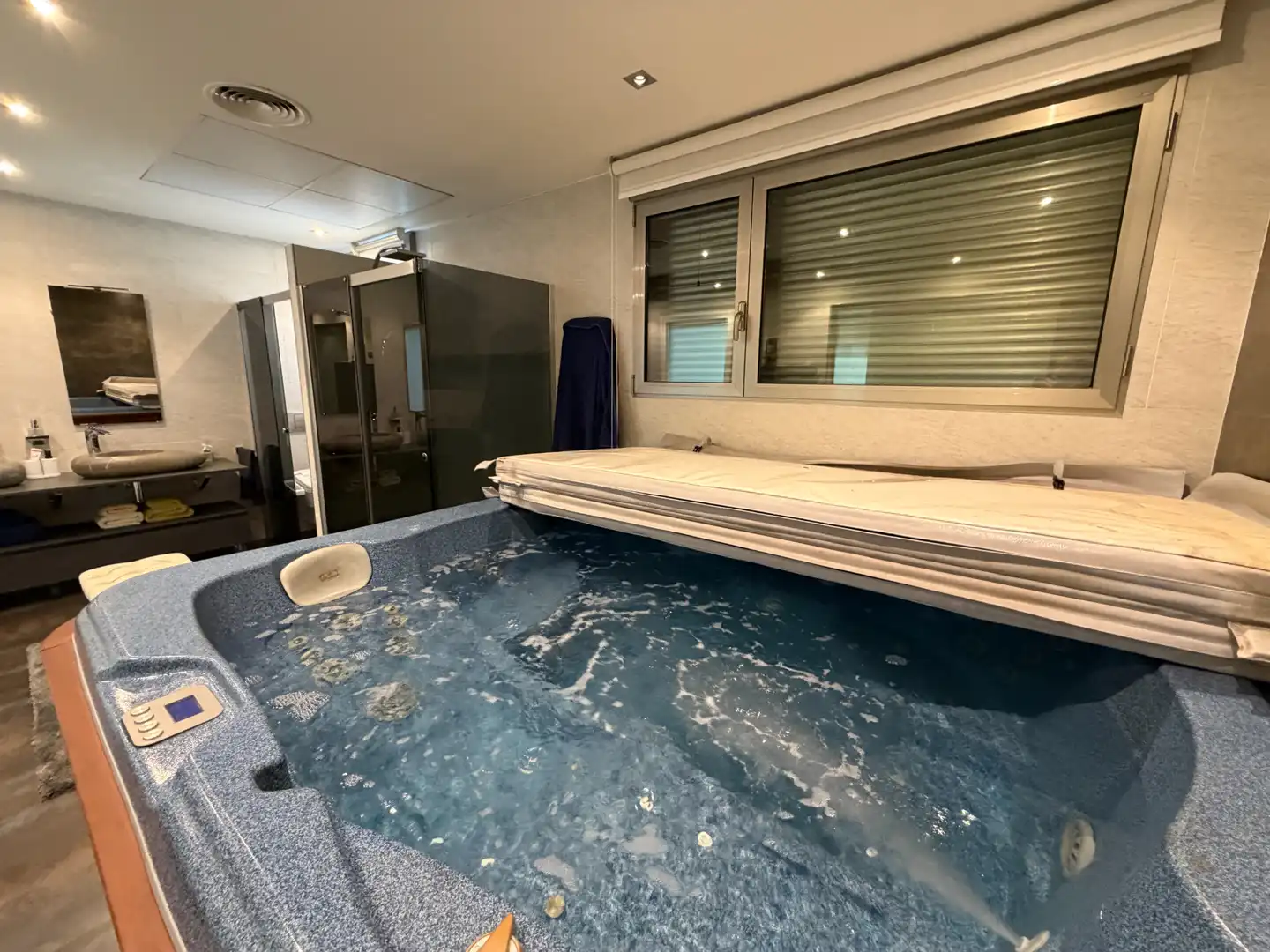 Swimming pool of Detached homes for sale in Sagunto / Sagunt  with Air Conditioner, Terrace and Furnished