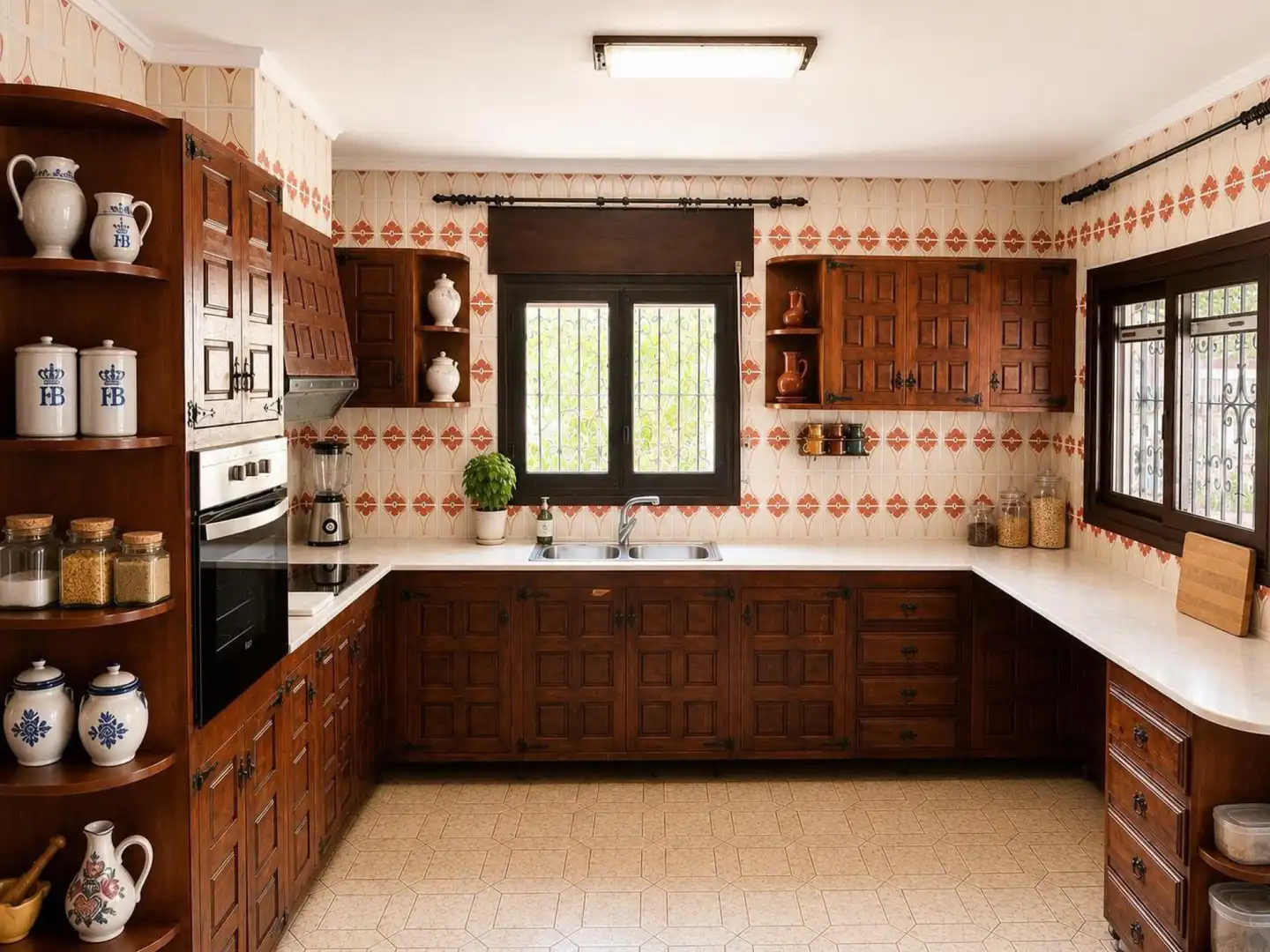 Cocina de Finca rústica en venta en Dénia con Terraza y Piscina