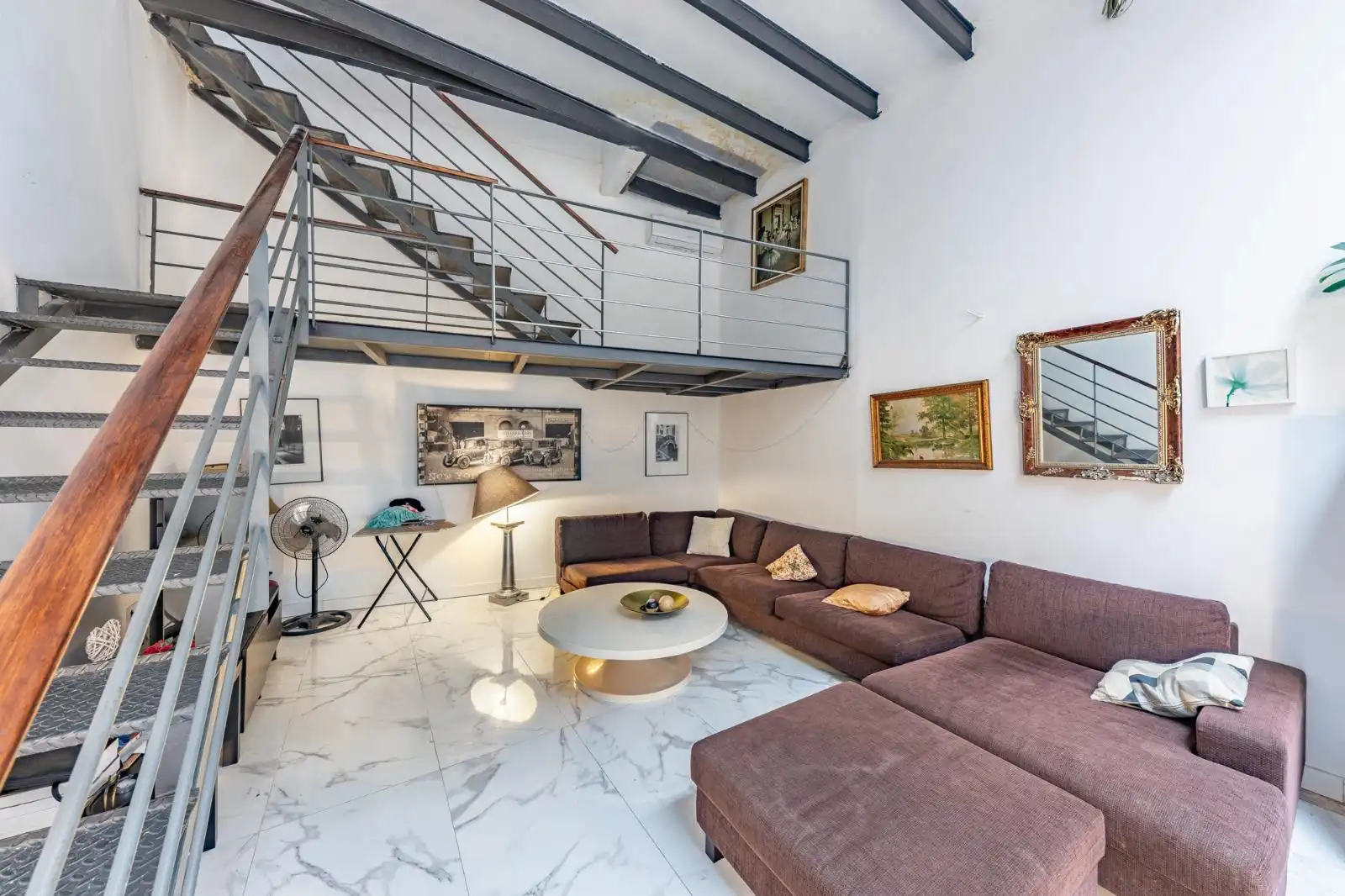 Sala de estar de Planta baja en venta en Barcelona con Terraza