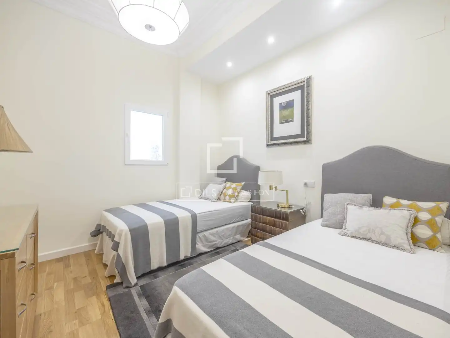 Bedroom of Flat for rent in Valencia  with Air Conditioner, Parquet flooring and Furnished