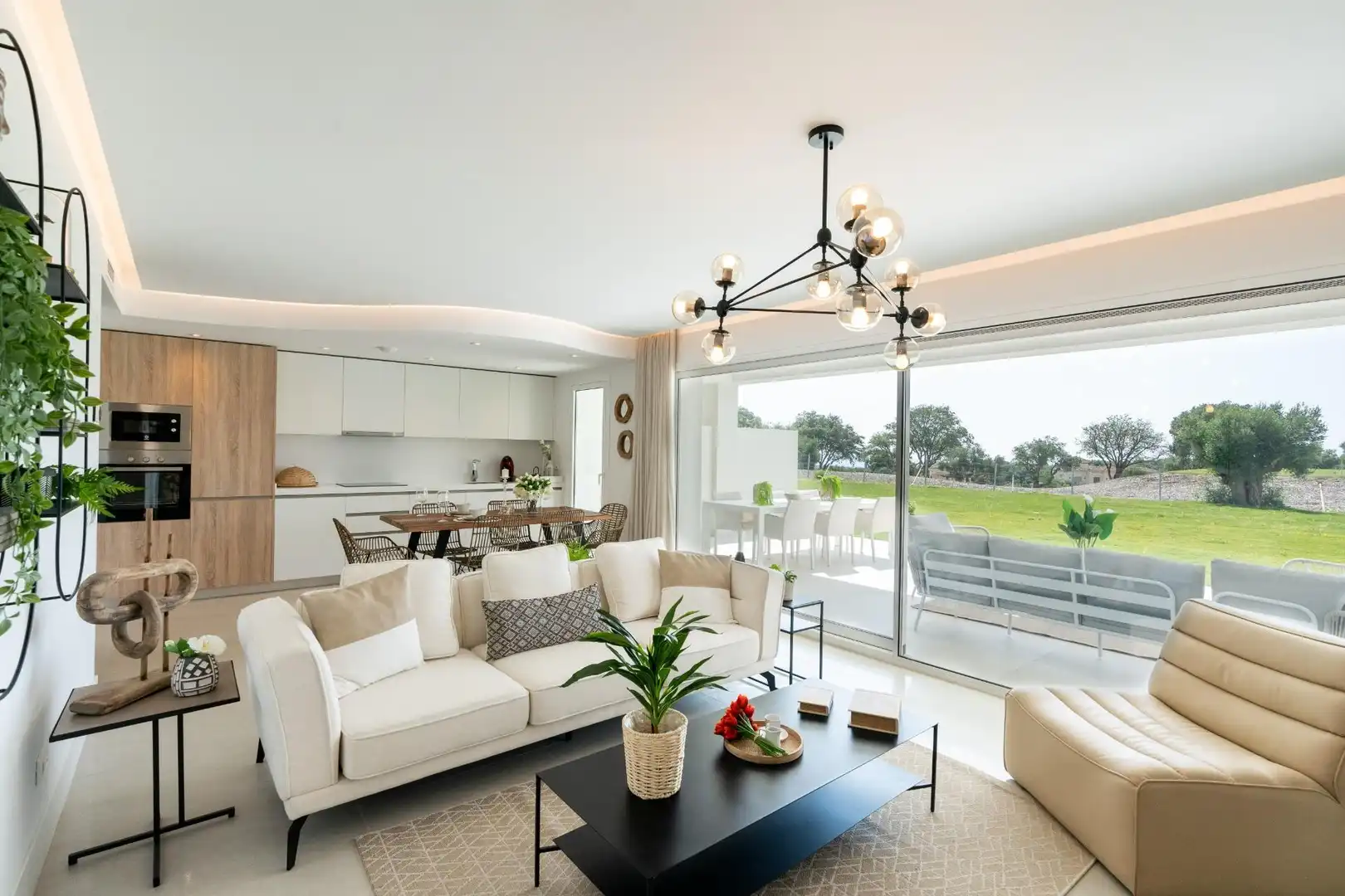 Sala de estar de Apartamento en venta en San Roque con Aire acondicionado, Calefacción y Jardín privado