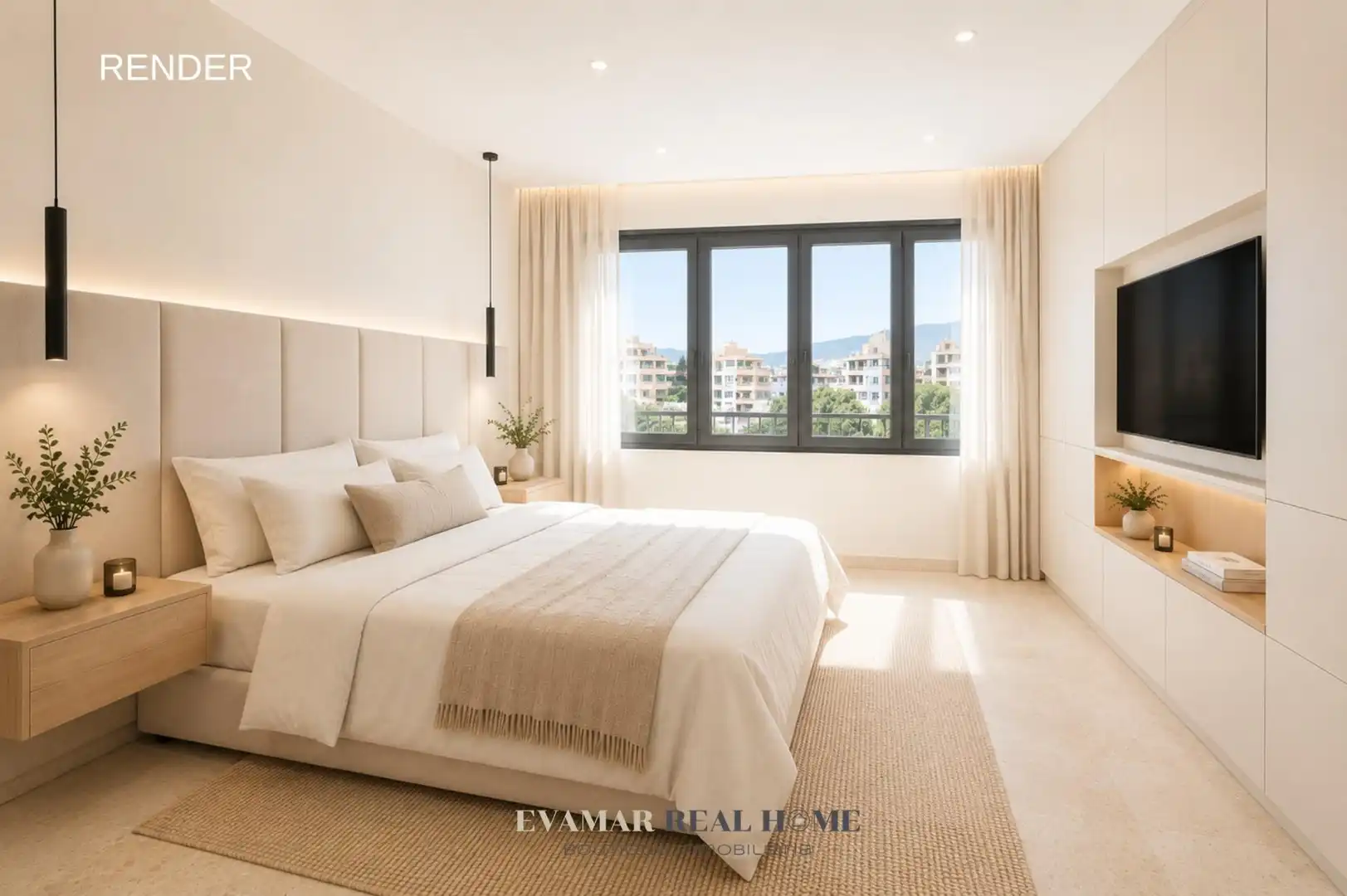 Bedroom of Flat for sale in  Palma de Mallorca  with Air Conditioner, Terrace and Alarm
