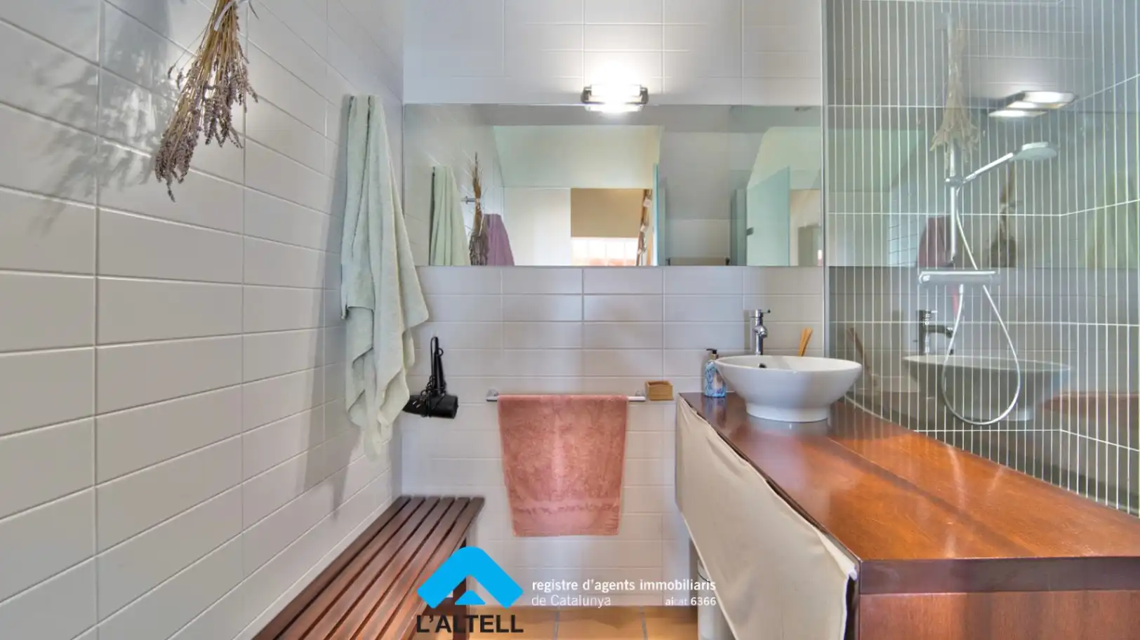 Baño de Casa o chalet en venta en L'Ametlla del Vallès con Aire acondicionado, Calefacción y Jardín privado