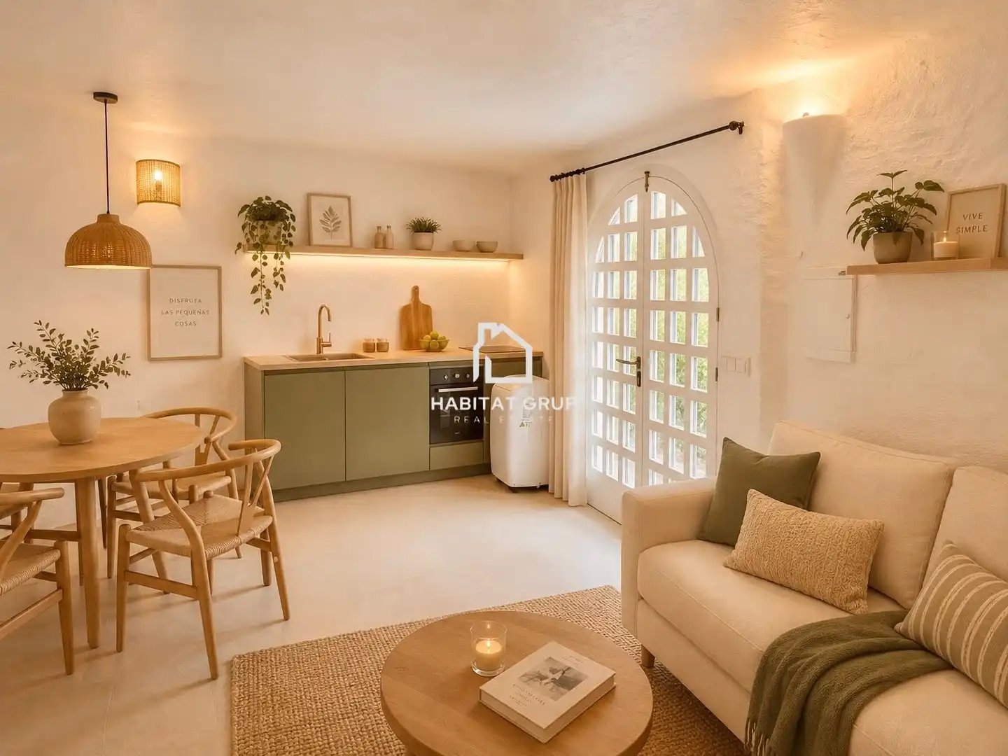Living room of Flat for sale in Sant Lluís  with Heating and Private garden
