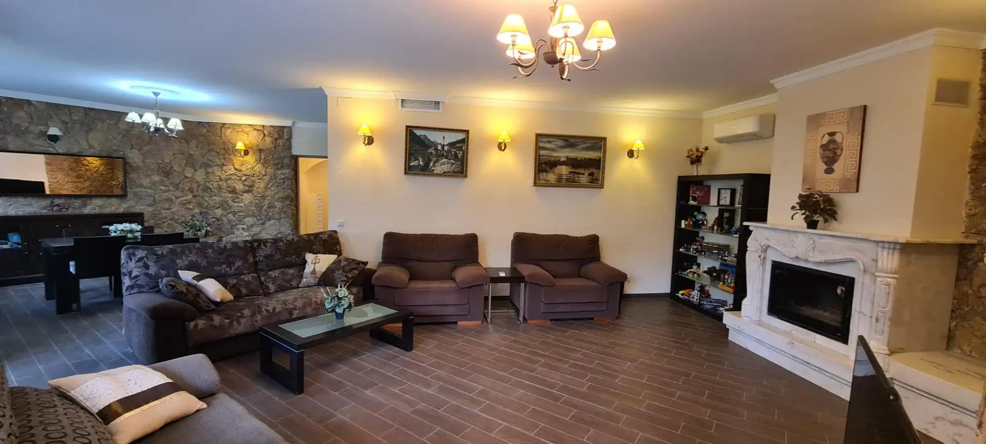 Sala d'estar de Casa o xalet en venda en L'Ametlla de Mar  amb Aire condicionat, Calefacció i Jardí privat