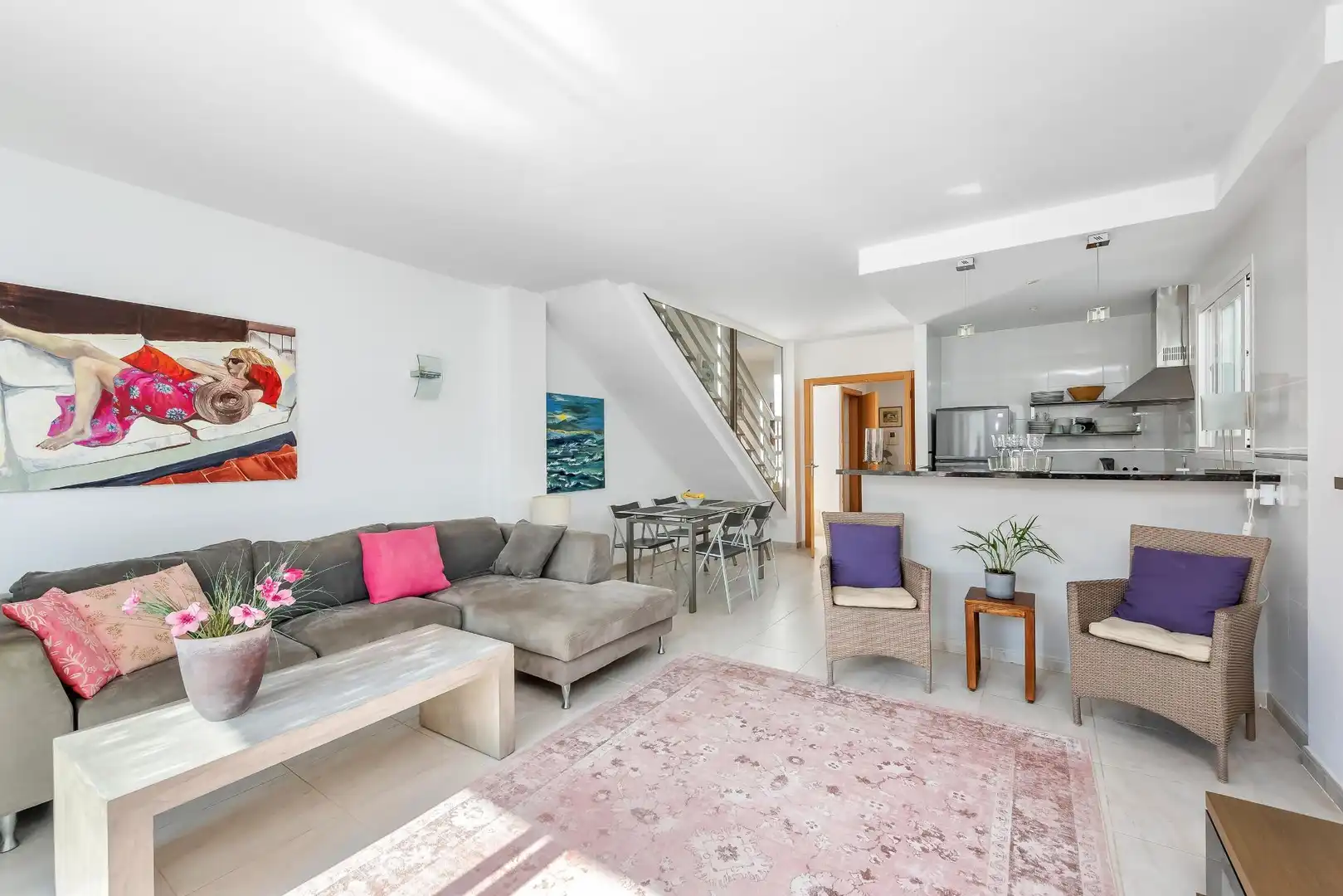 Living room of Flat for rent in Artà  with Heating and Furnished