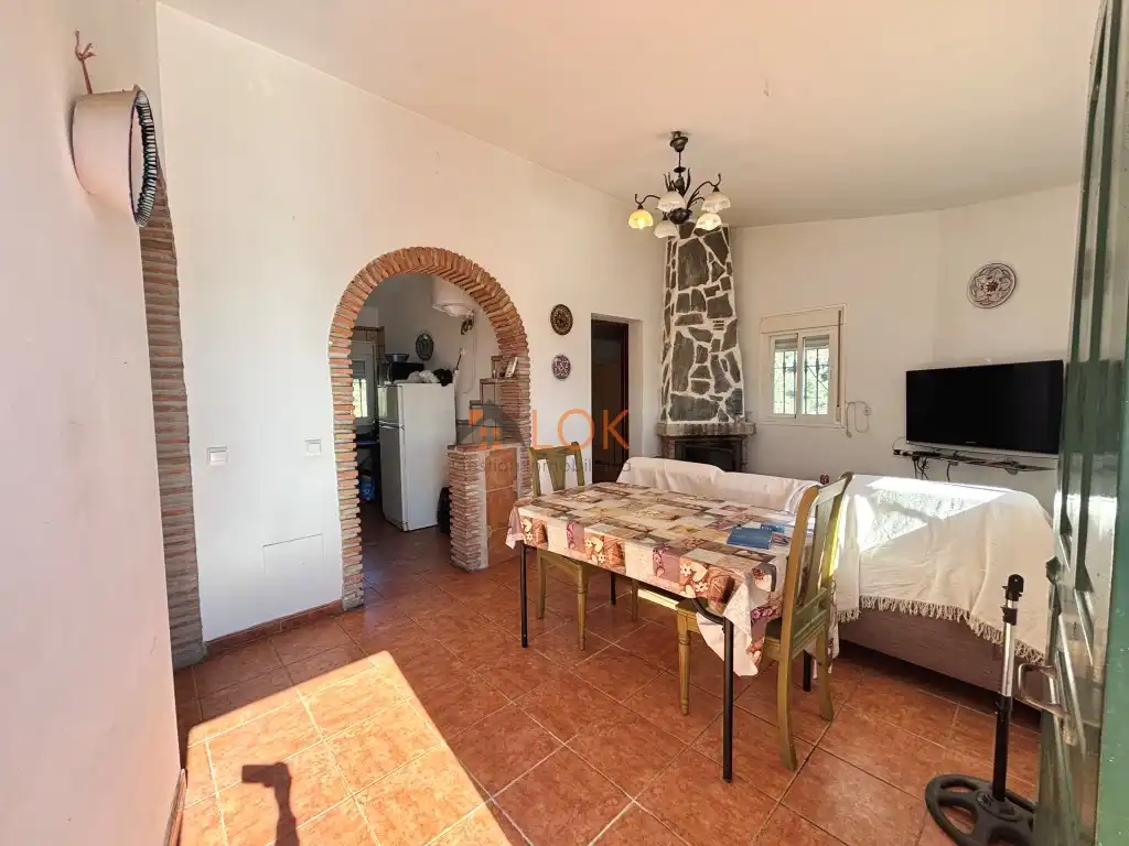 Kitchen of Houses for sale in El Borge  with Terrace and Swimming Pool