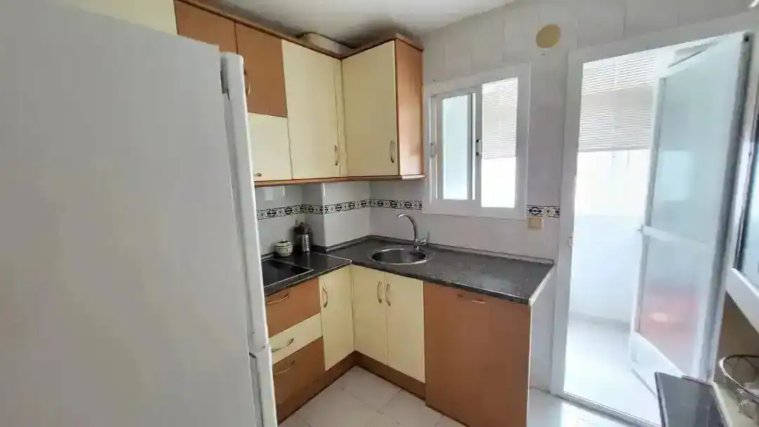 Kitchen of Flat for sale in Rincón de la Victoria  with Terrace, Furnished and Washing machine