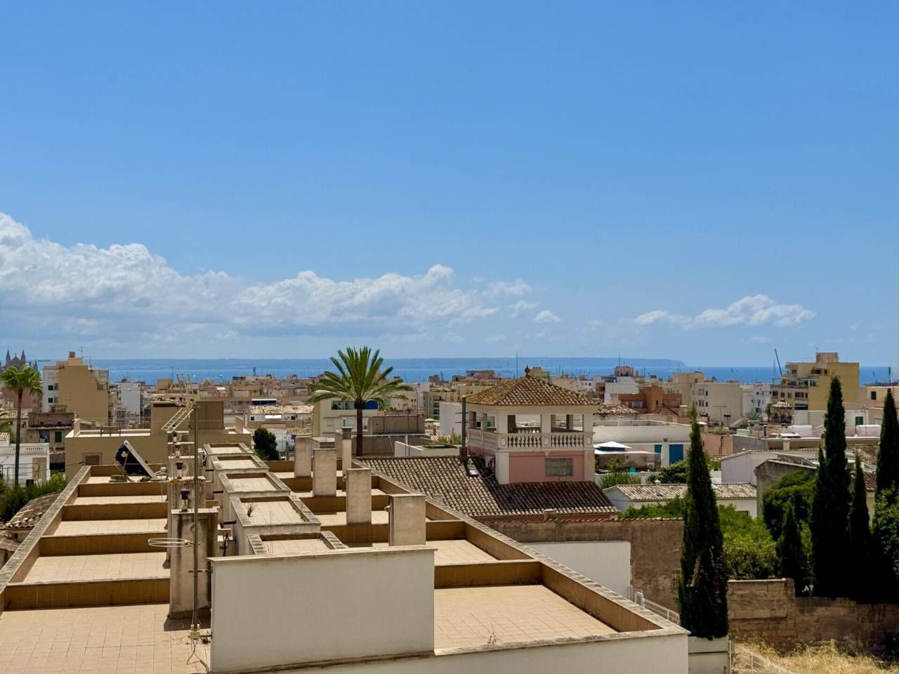 Vista exterior de Piso de alquiler en  Palma de Mallorca con Aire acondicionado, Calefacción y Terraza