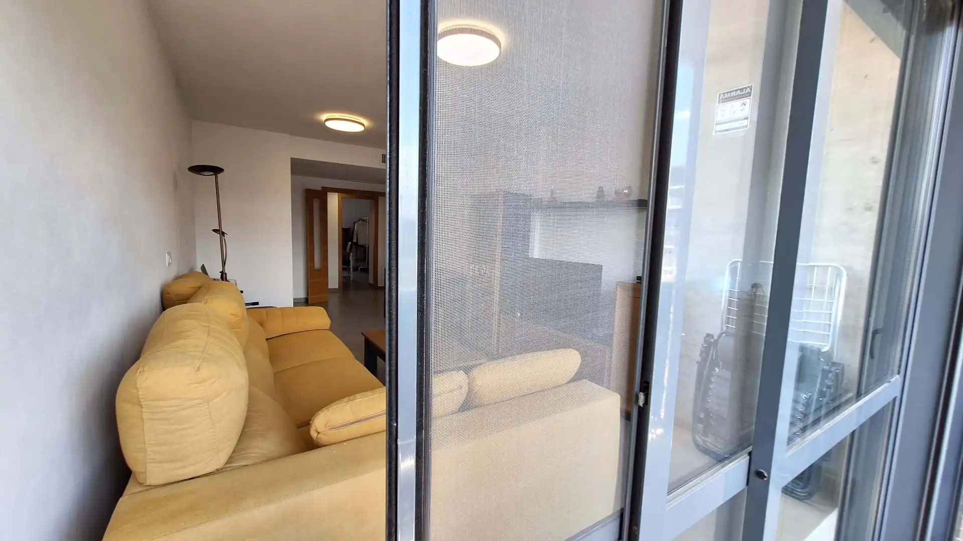 Sala de estar de Piso en venta en Murcia con Aire acondicionado, Trastero y Balcón