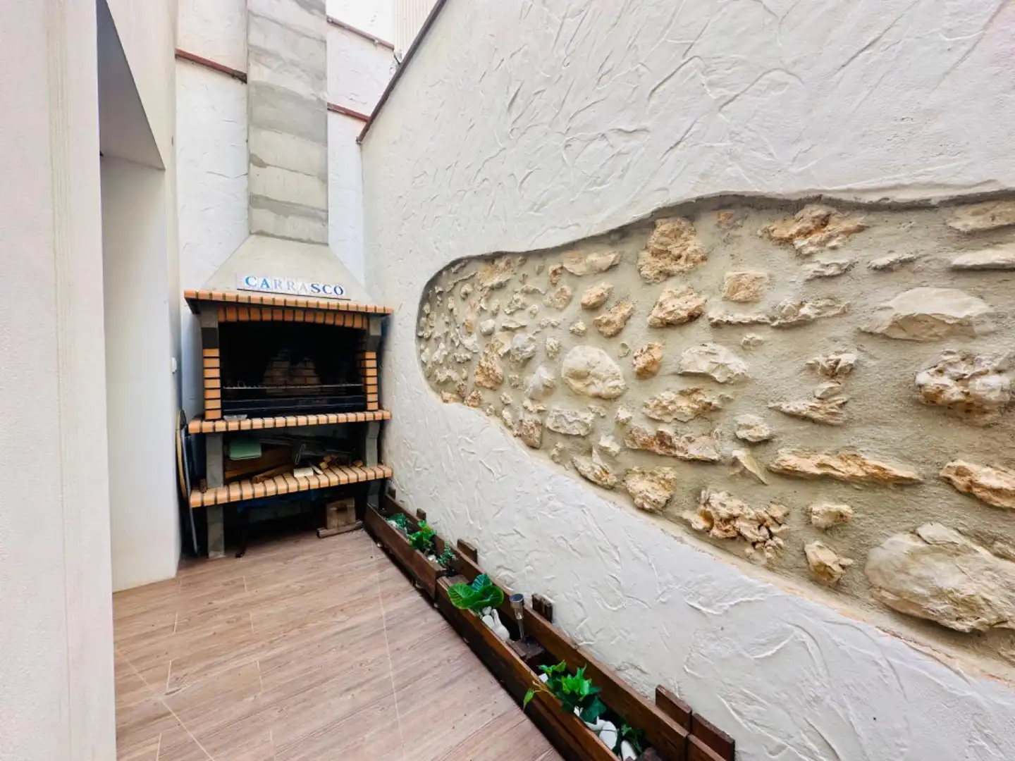 Terrace of Houses for sale in Alcanar  with Air Conditioner, Private garden and Parquet flooring