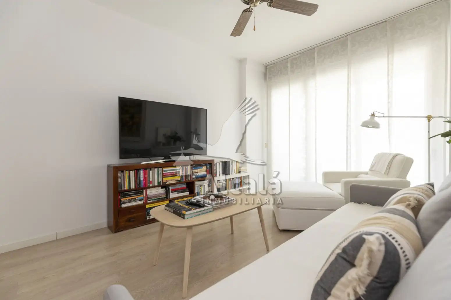 Wohnzimmer von Wohnung zum Verkauf in Alcalá de Henares mit Klimaanlage, Heizung und Terrasse