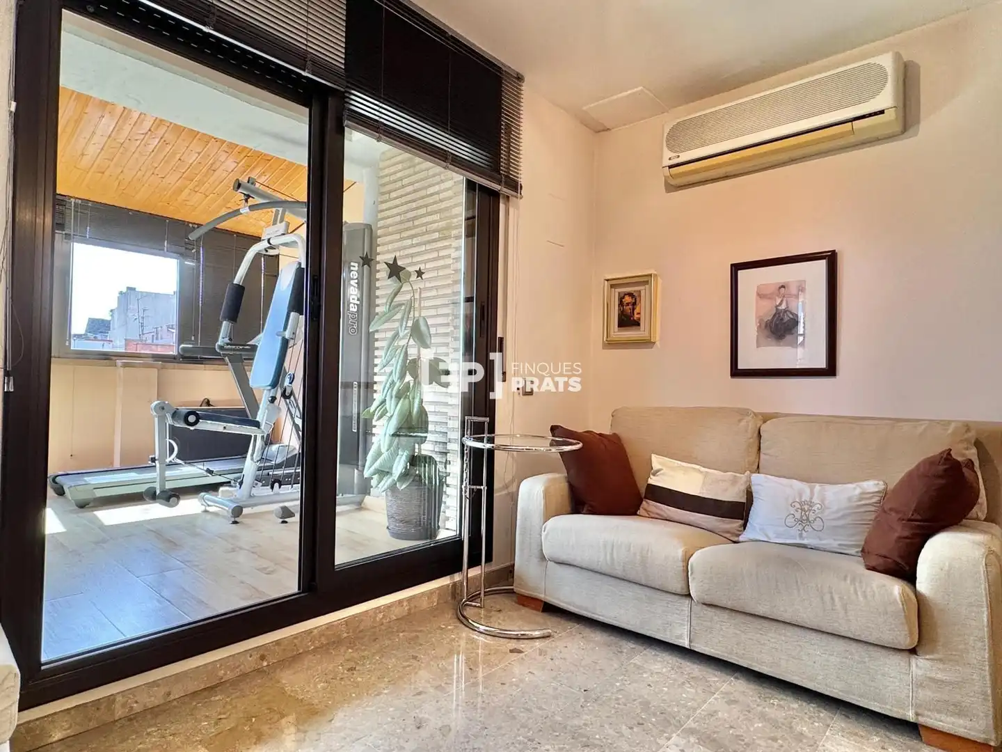 Sala d'estar de Àtic en venda en Lleida amb Aire condicionat, Calefacció i Terrassa