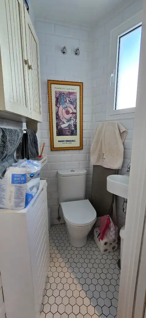 Baño de Ático en venta en Madrid con Aire acondicionado, Calefacción y Parquet