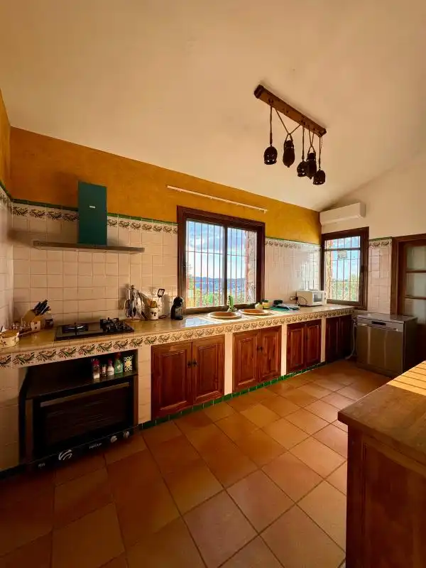 Kitchen of Houses for sale in Torre de Juan Abad  with Air Conditioner, Heating and Private garden
