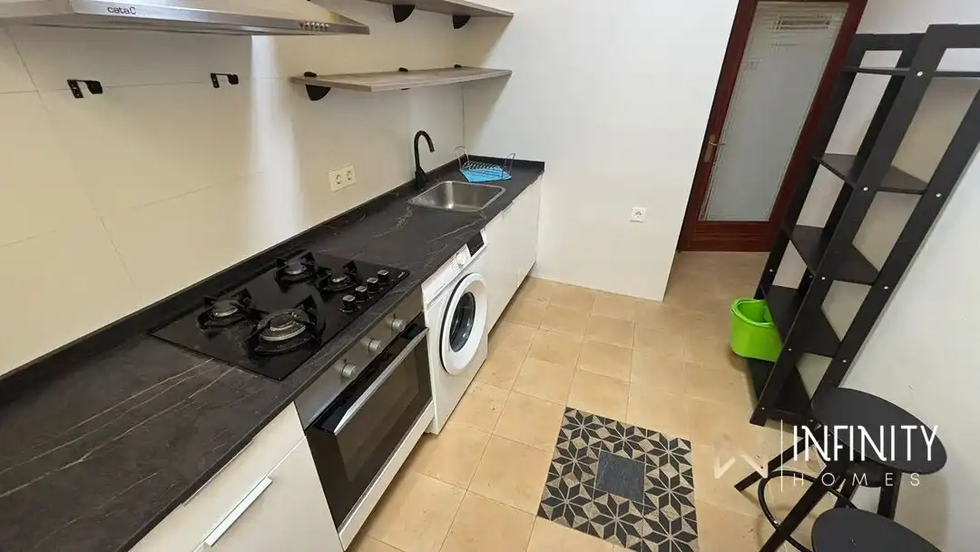 Kitchen of Flat for rent in Bilbao   with Balcony
