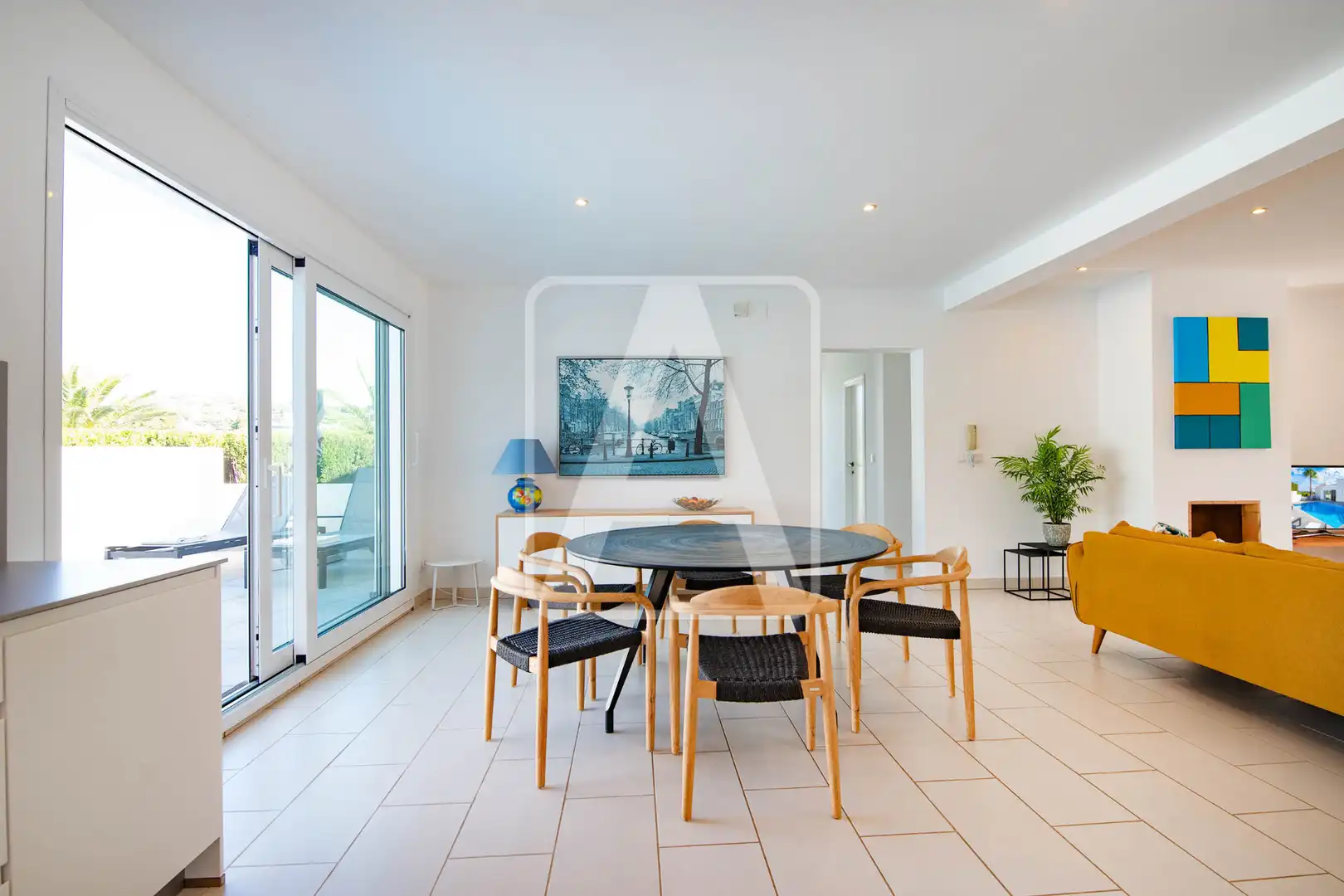 Comedor de Casa o chalet en venta en Benissa con Aire acondicionado, Calefacción y Jardín privado