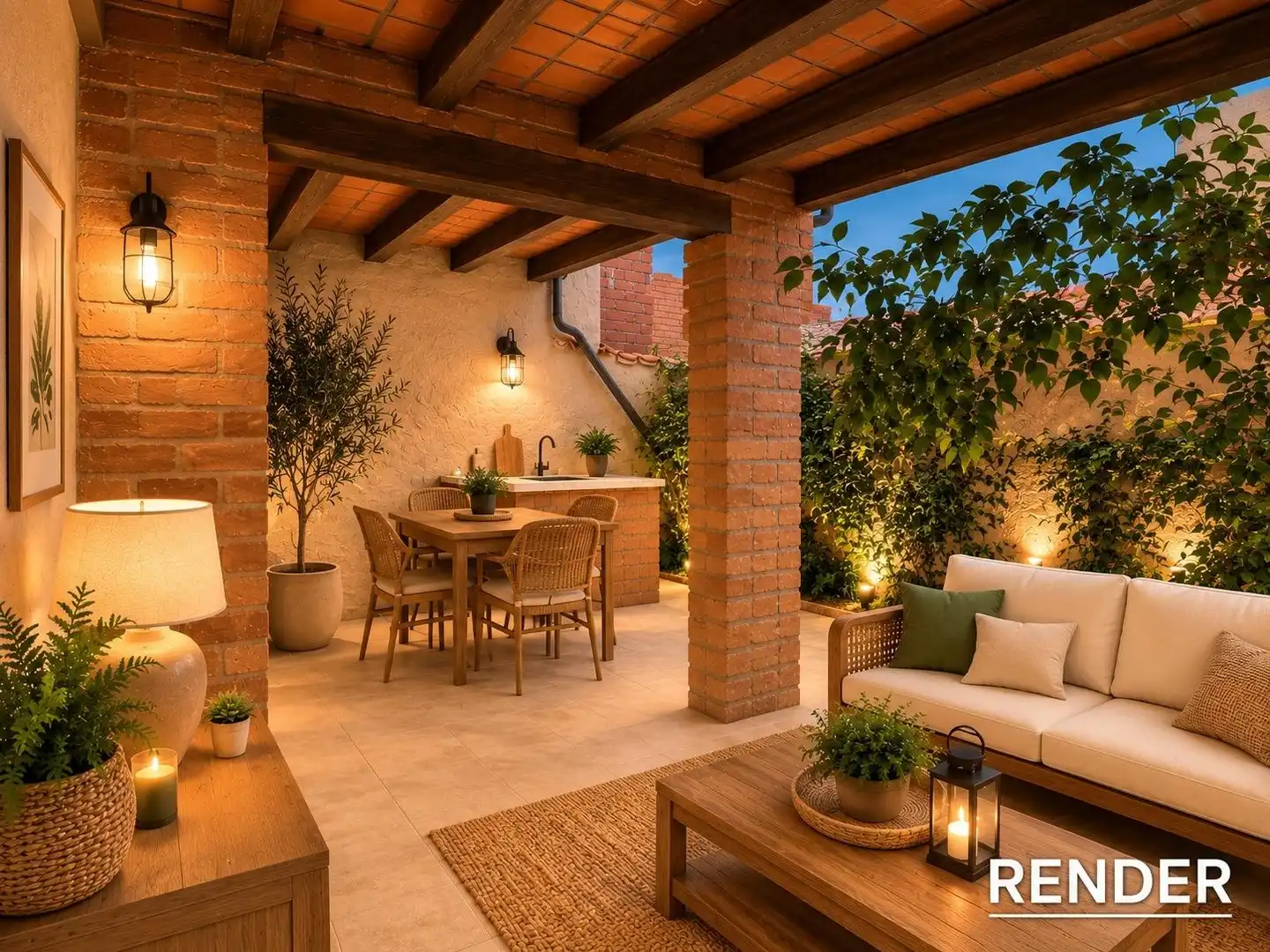 Terraza de Casa o chalet en venta en Sant Martí de Tous con Balcón