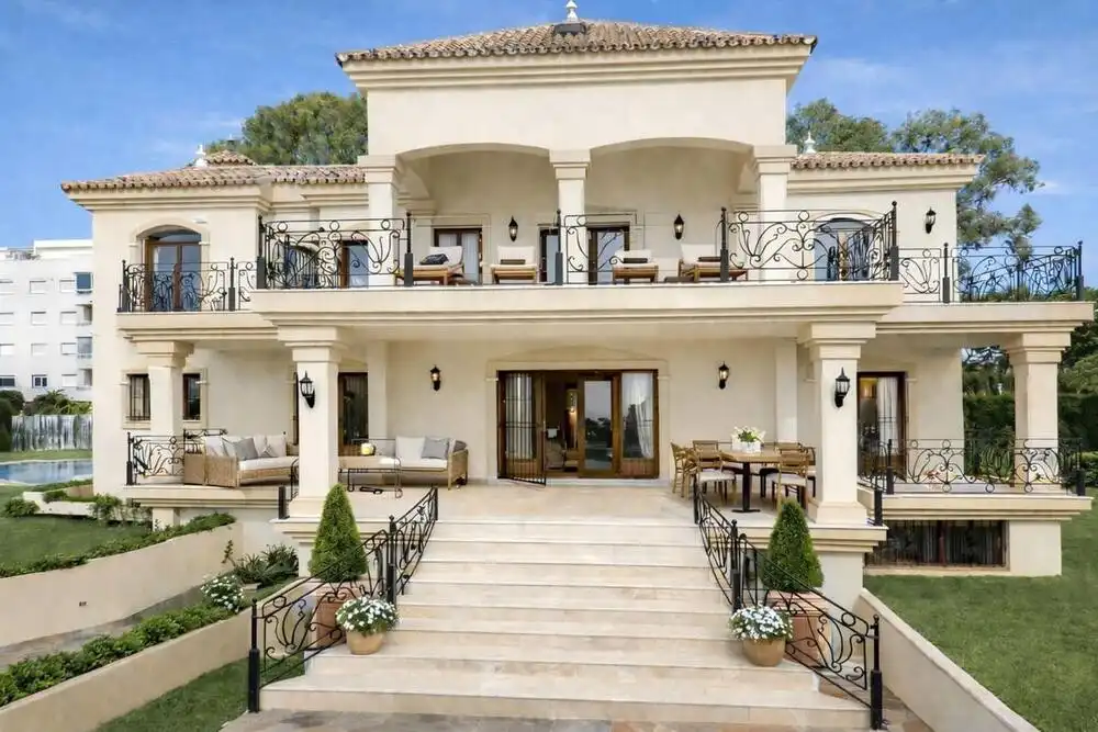 Terrassa de Casa o xalet de lloguer en Marbella amb Aire condicionat, Jardí privat i Terrassa