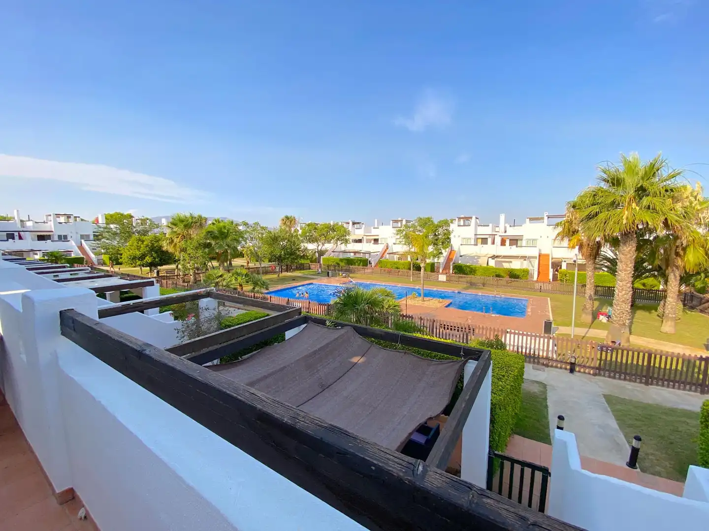 Terraza de Apartamento en venta en Alhama de Murcia con Aire acondicionado, Jardín privado y Amueblado