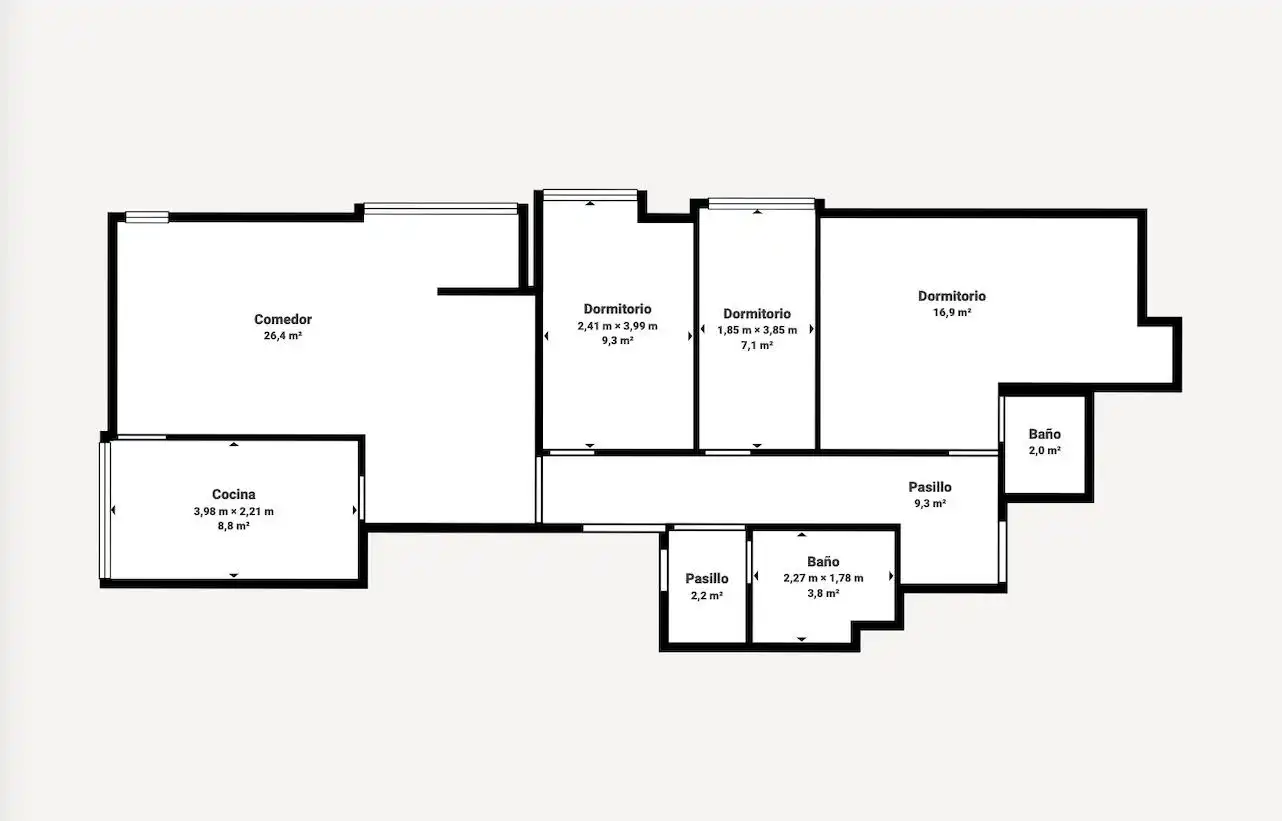 Piso en venta en Sabadell con Aire acondicionado, Calefacción y Parquet