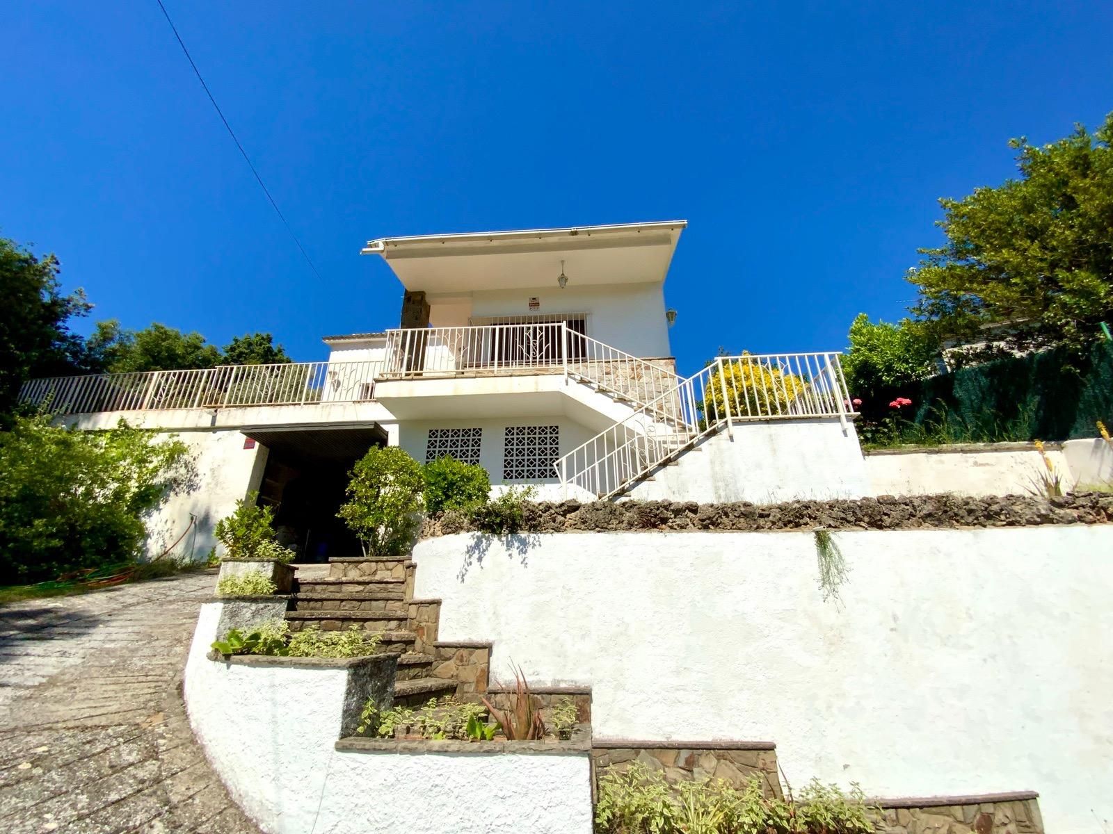 Exterior view of House or chalet for sale in Sentmenat  with Heating, Private garden and Terrace