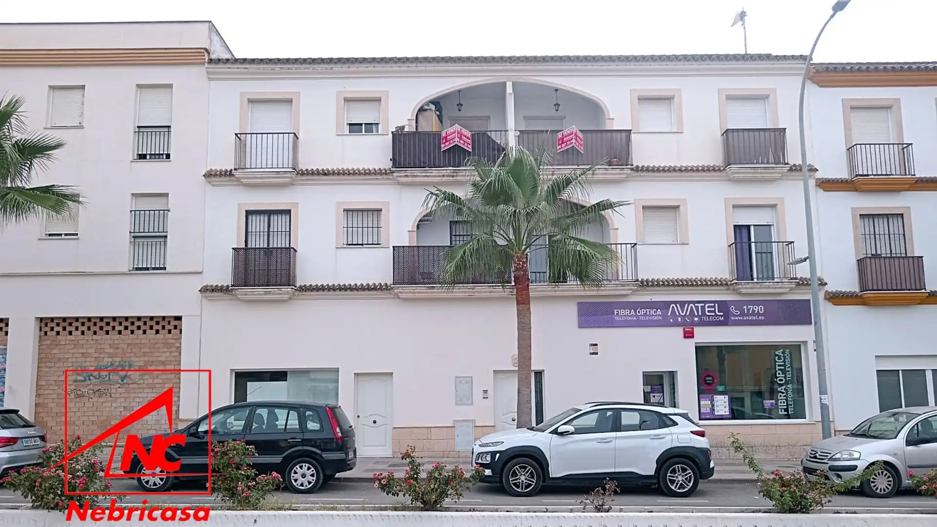 Exterior view of Flat for sale in San José del Valle  with Air Conditioner, Terrace and Furnished