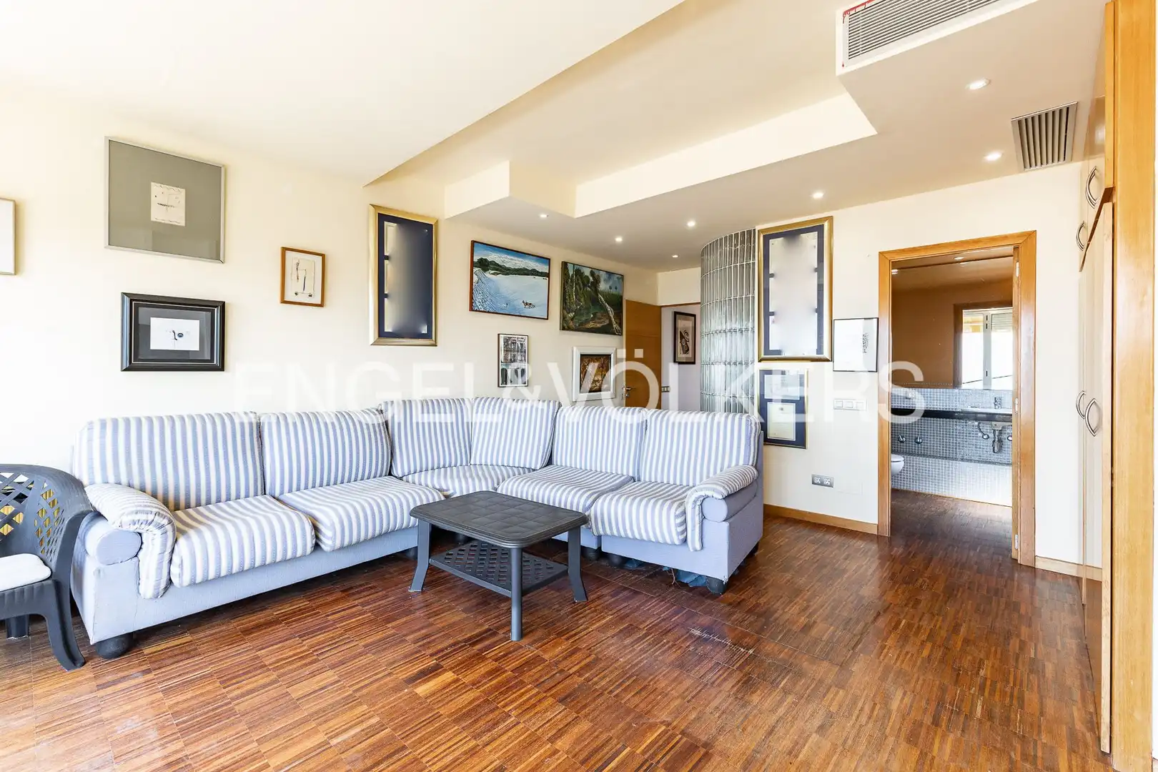 Living room of Flat for sale in Caldes d'Estrac  with Air Conditioner, Heating and Private garden
