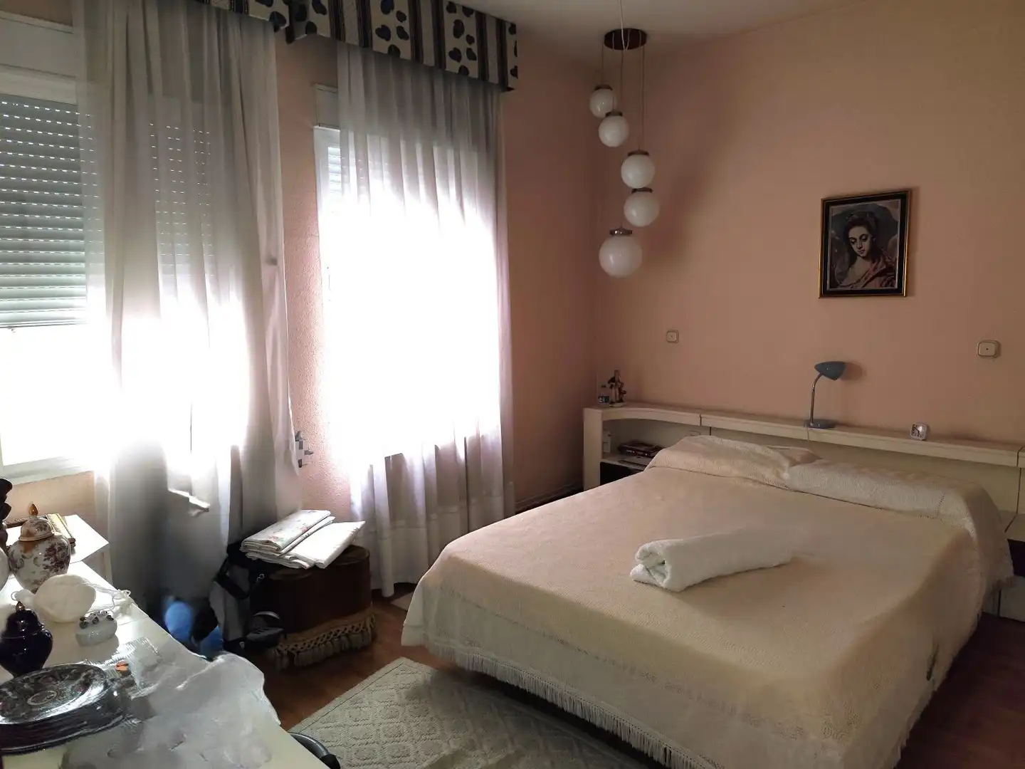 Bedroom of Flat for sale in Valladolid  with Heating, Parquet flooring and Storage room