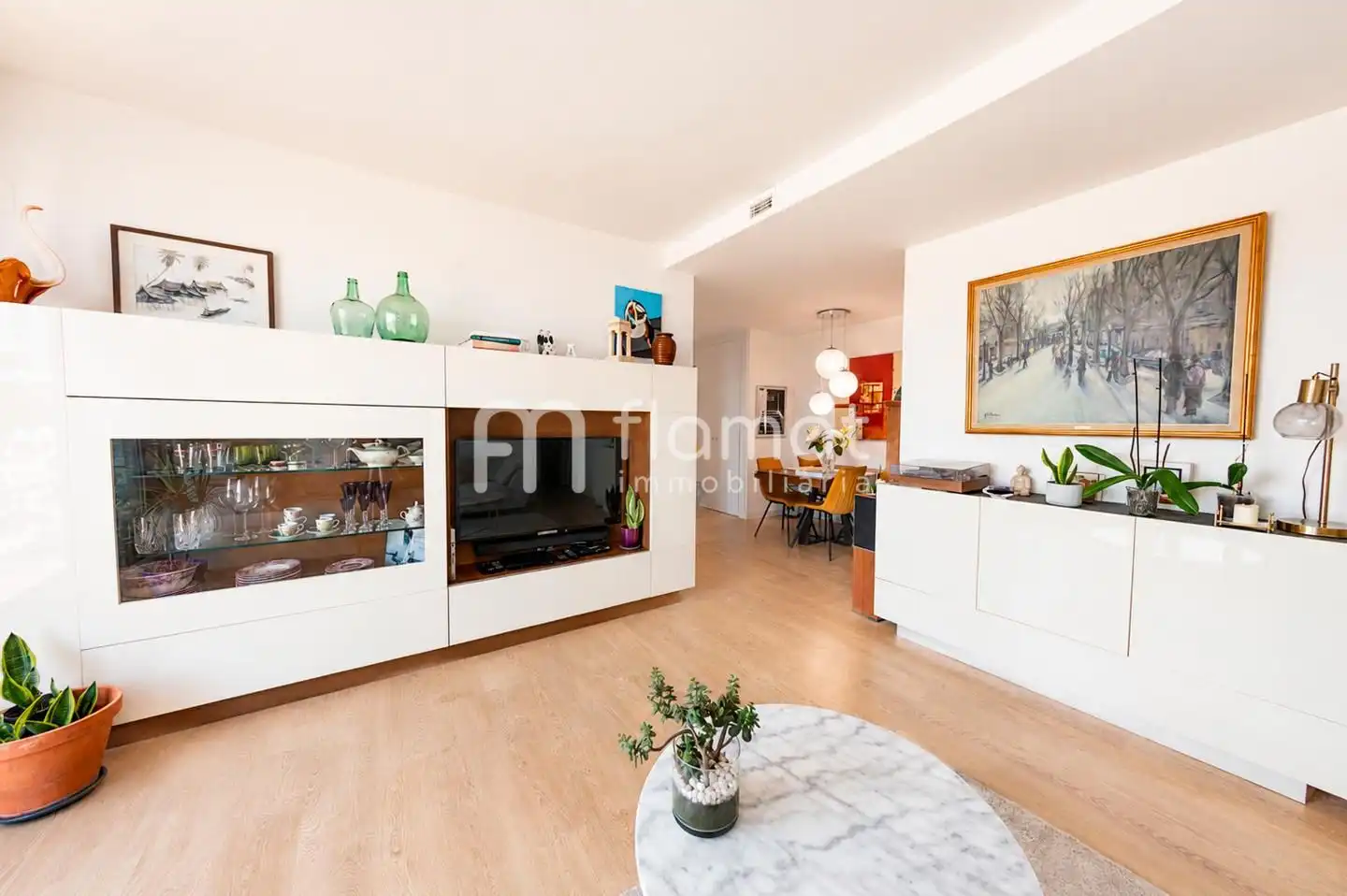 Sala de estar de Piso en venta en L'Hospitalet de Llobregat con Aire acondicionado, Calefacción y Terraza