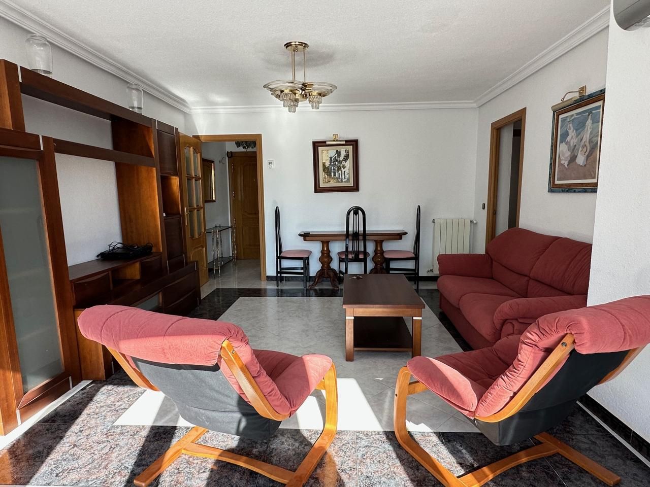 Sala d'estar de Pis de lloguer en  Madrid Capital amb Aire condicionat i Calefacció