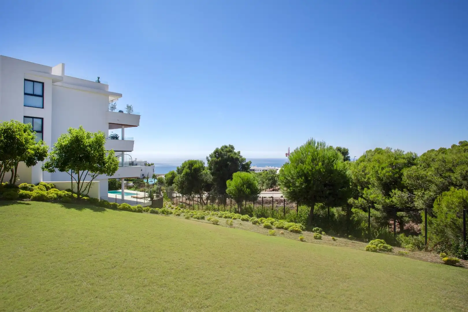 Jardín de Apartamento en venta en Fuengirola con Aire acondicionado, Calefacción y Terraza