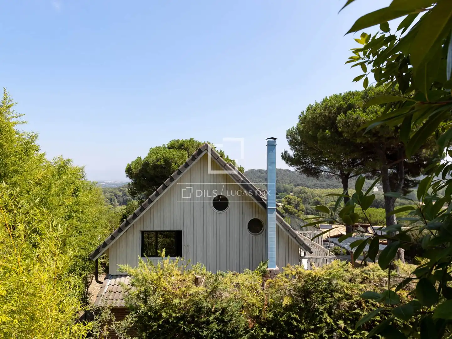 Vista exterior de Finca rústica en venta en Vallromanes con Calefacción, Jardín privado y Parquet
