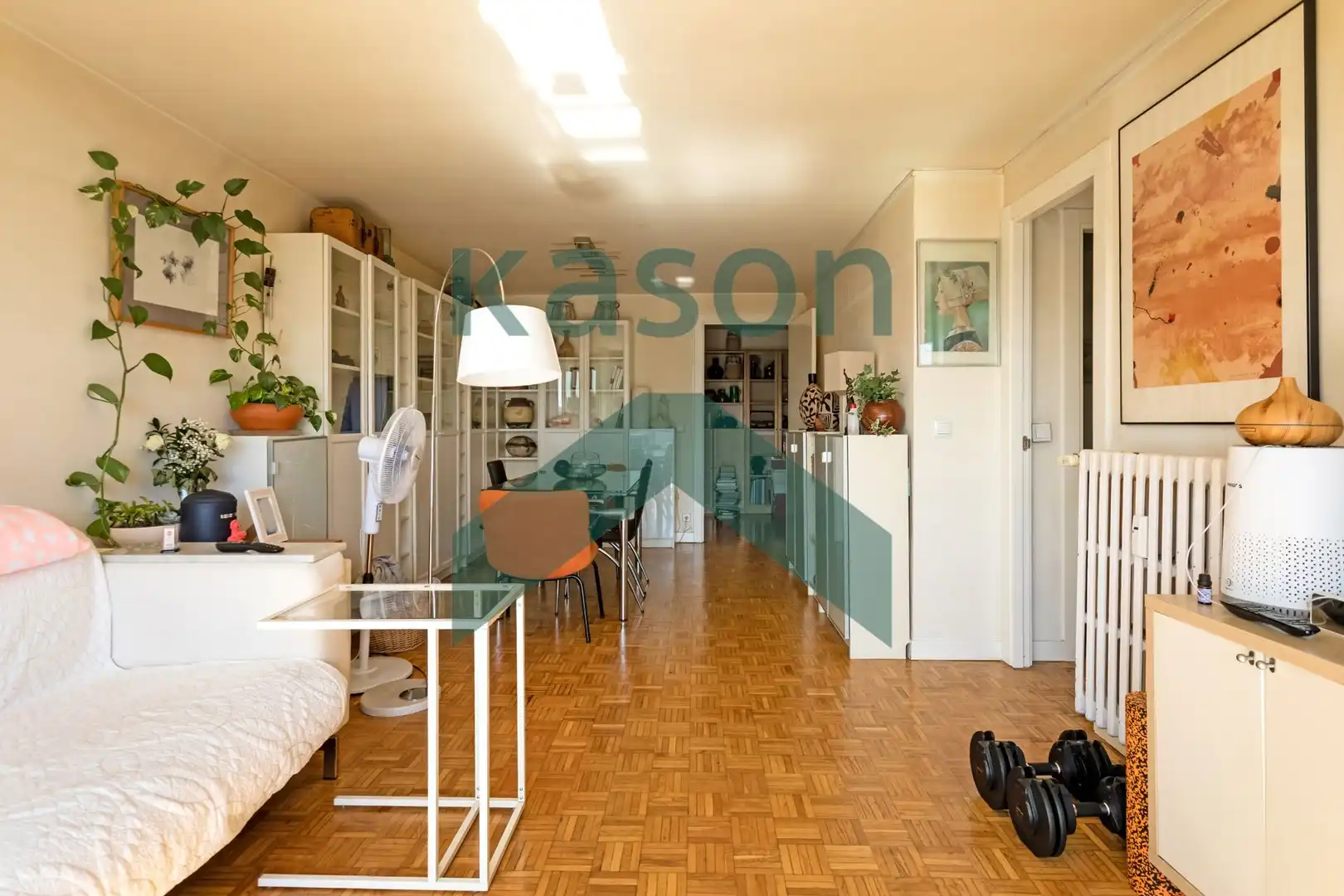 Sala d'estar de Apartament en venda en Madrid amb Aire condicionat, Calefacció i Traster