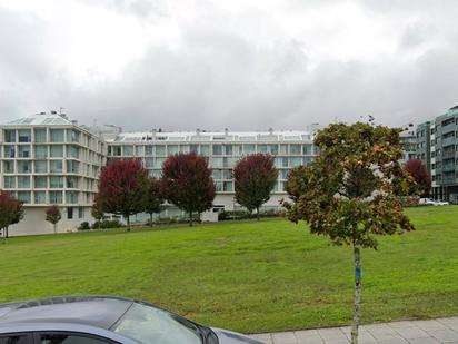 Vista exterior de Dúplex en venda en Santiago de Compostela  amb Calefacció, Terrassa i Traster