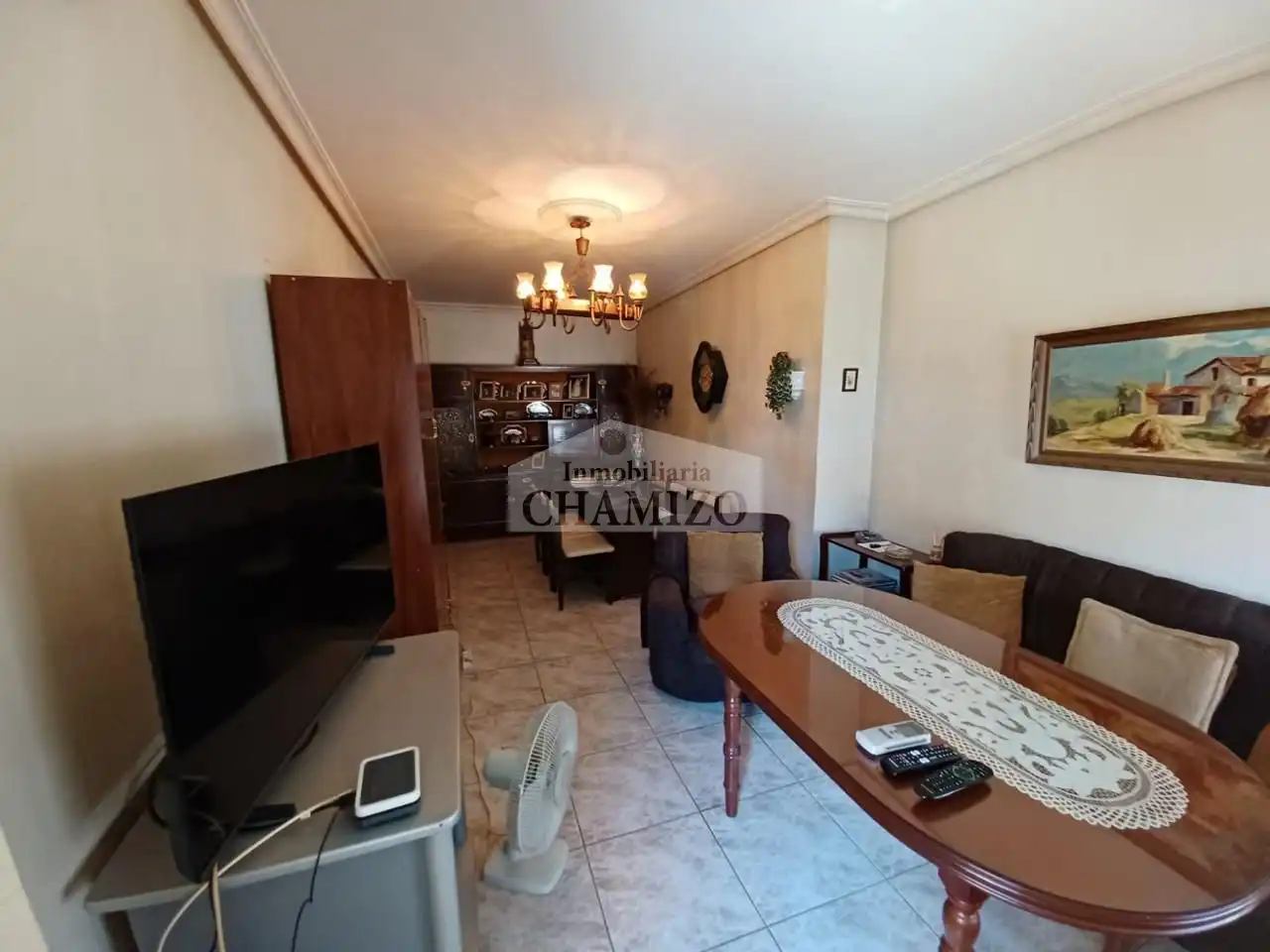 Sala d'estar de Pis en venda en Villanueva de la Serena amb Aire condicionat i Moblat