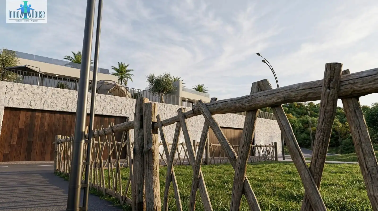 Vista exterior de Casa o chalet en venta en Chinchilla de Monte-Aragón con Trastero, Piscina y Jacuzzi