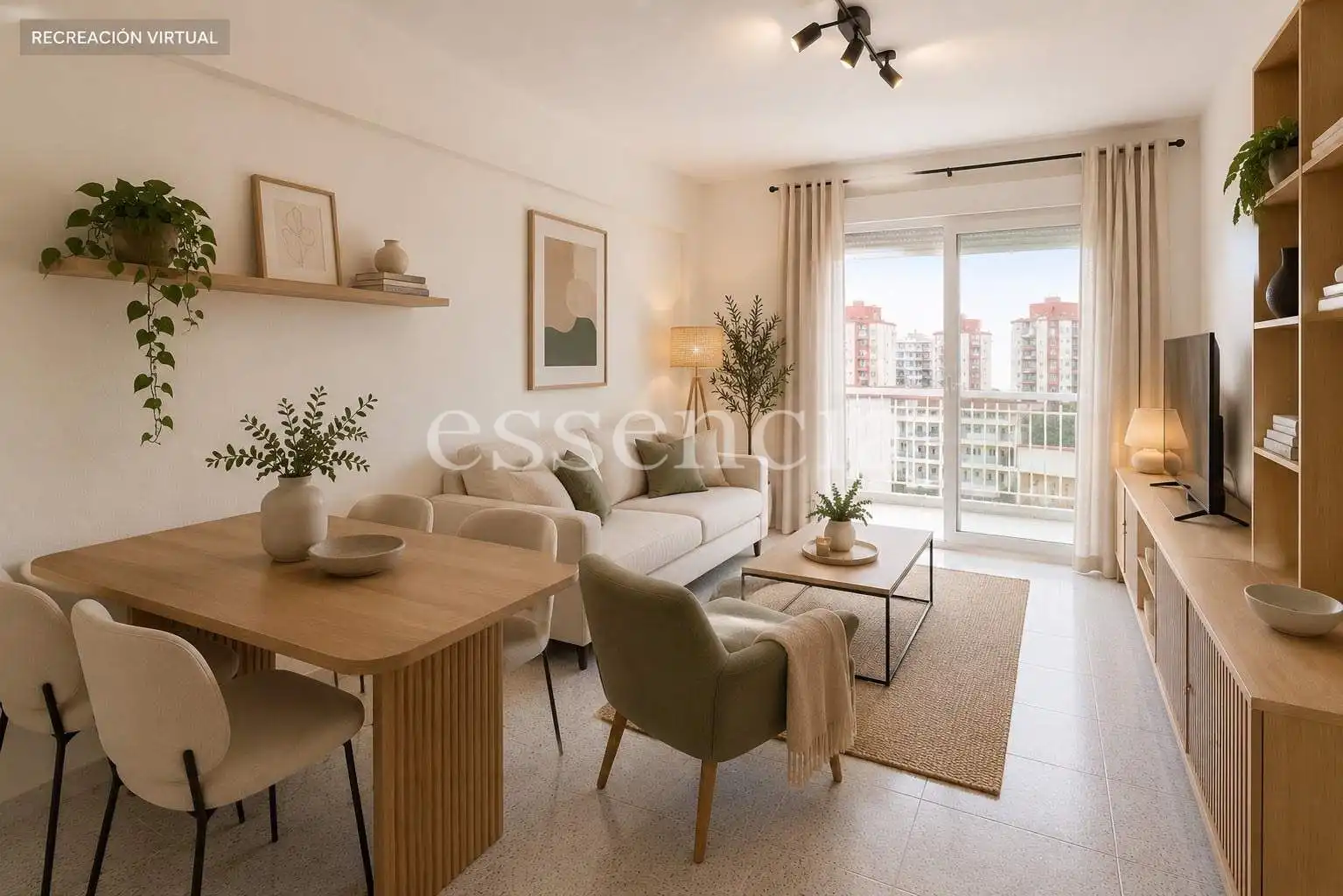 Sala de estar de Apartamento en venta en Gandia con Aire acondicionado, Terraza y Balcón