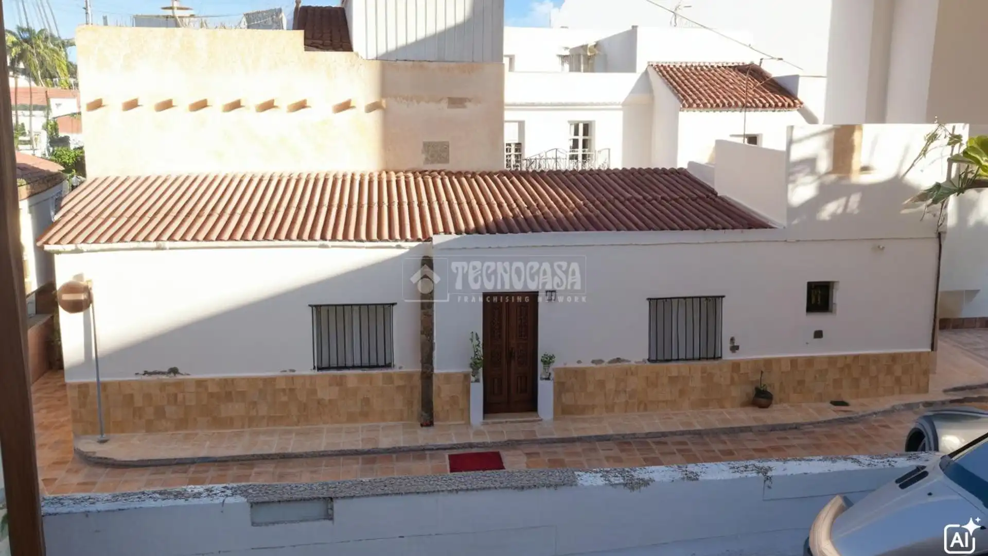 Vista exterior de Casa adosada en venda en Turre